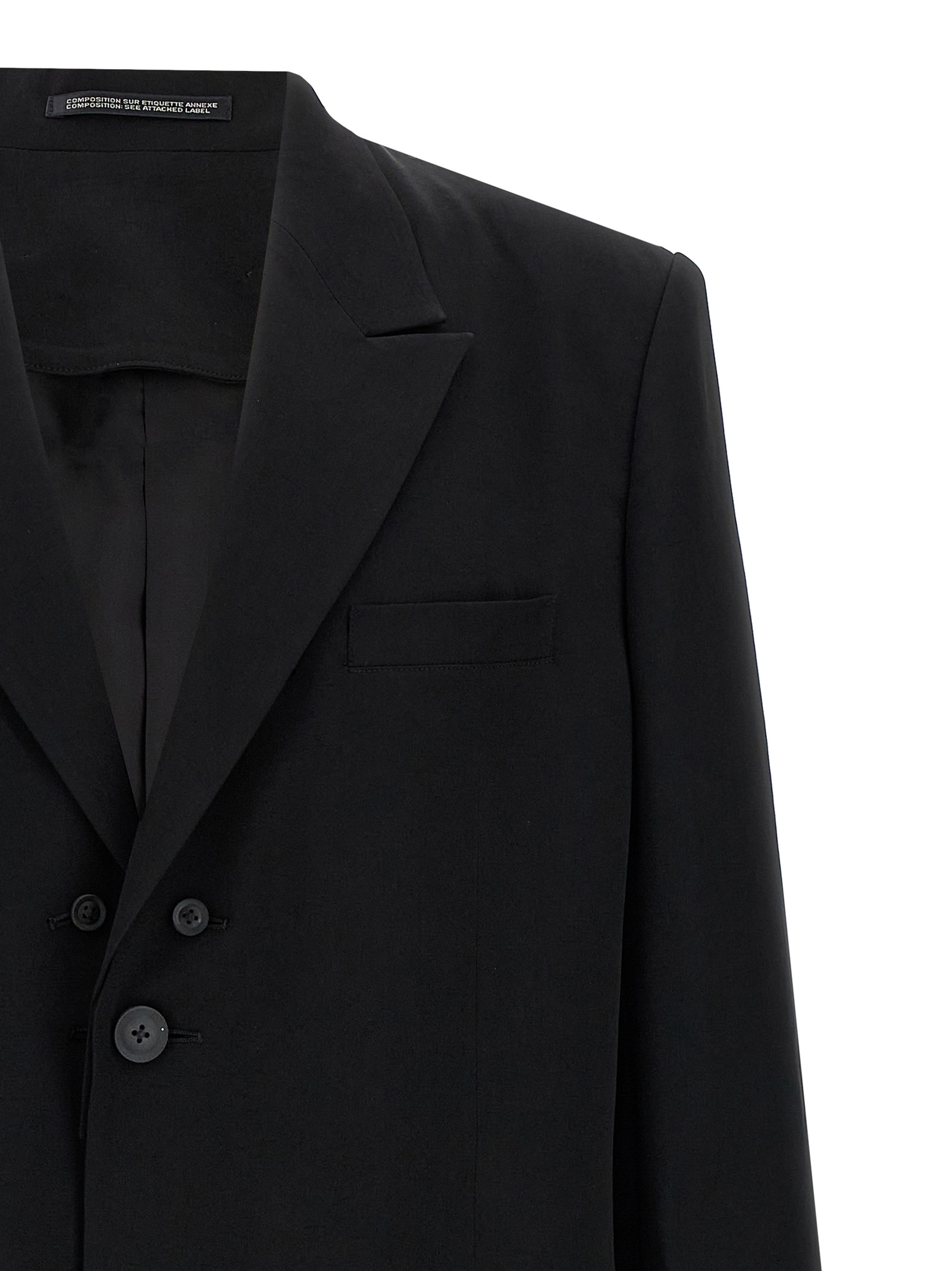 'TA Tuxedo' blazer HPJ20500BLACK1 (Yohji Yamamoto / スーツ・ジャケット ) | Yohji Yamamoto (ヨウジヤマモト)(2)