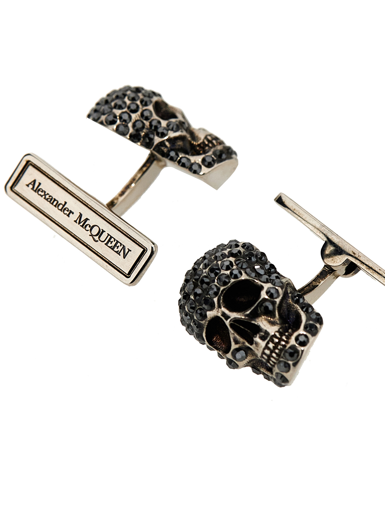 Crystal skull cufflinks 705830I94VY1572 (Alexander McQUEEN / カフ・ピンズ・ブローチ ) | Alexander McQUEEN (アレキサンダー・マックイーン)(2)