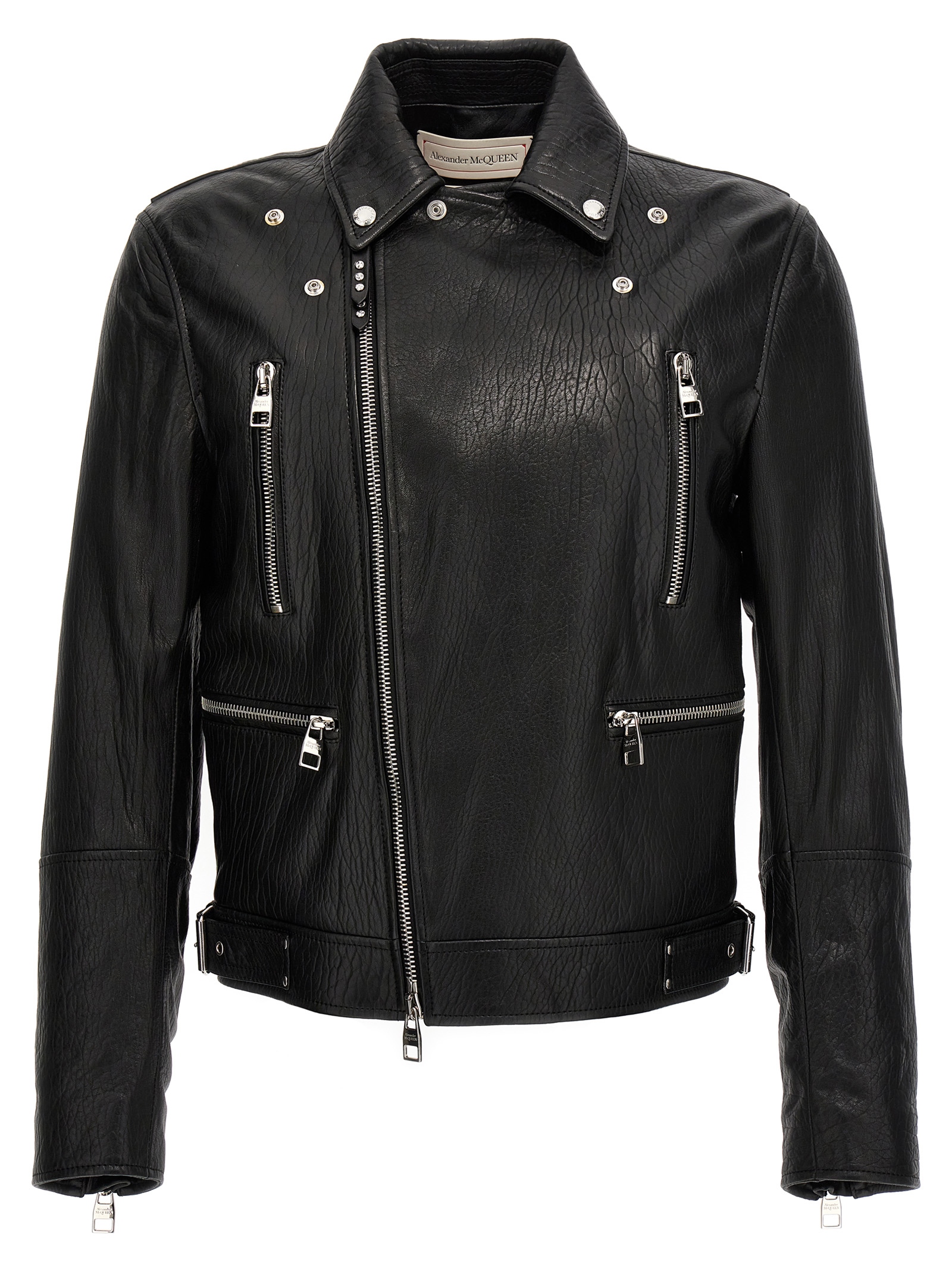 Texture leather jacket 626381Q5LDS1000 (Alexander McQUEEN / カジュアルジャケット・ベスト ) | Alexander McQUEEN (アレキサンダー・マックイーン)(1)
