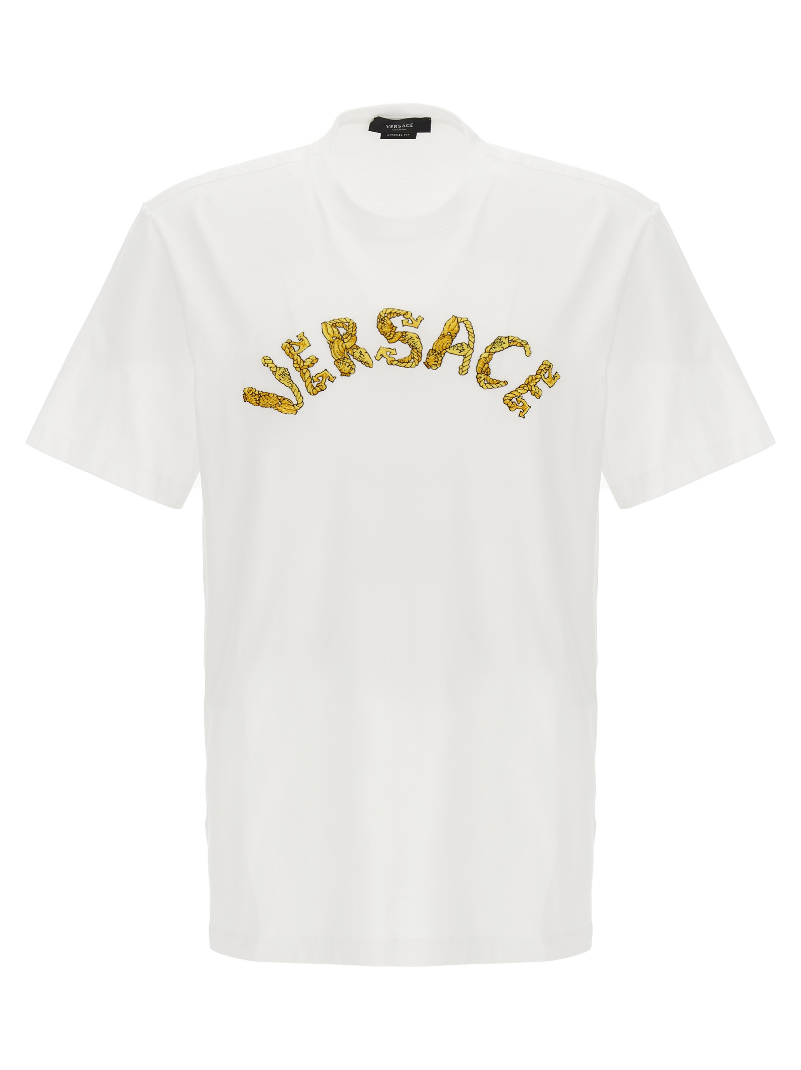 Logo embroidery T-shirt 10106411A077001W000 (VERSACE / Tシャツ・カットソー ) | VERSACE (ヴェルサーチェ)
