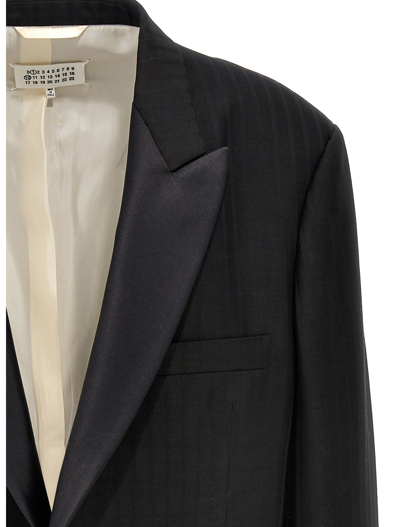 Striped single breast blazer jacket S51BN0430S76517900F (Maison Margiela / スーツ・ジャケット ) | Maison Margiela (メゾン マルジェラ)(2)