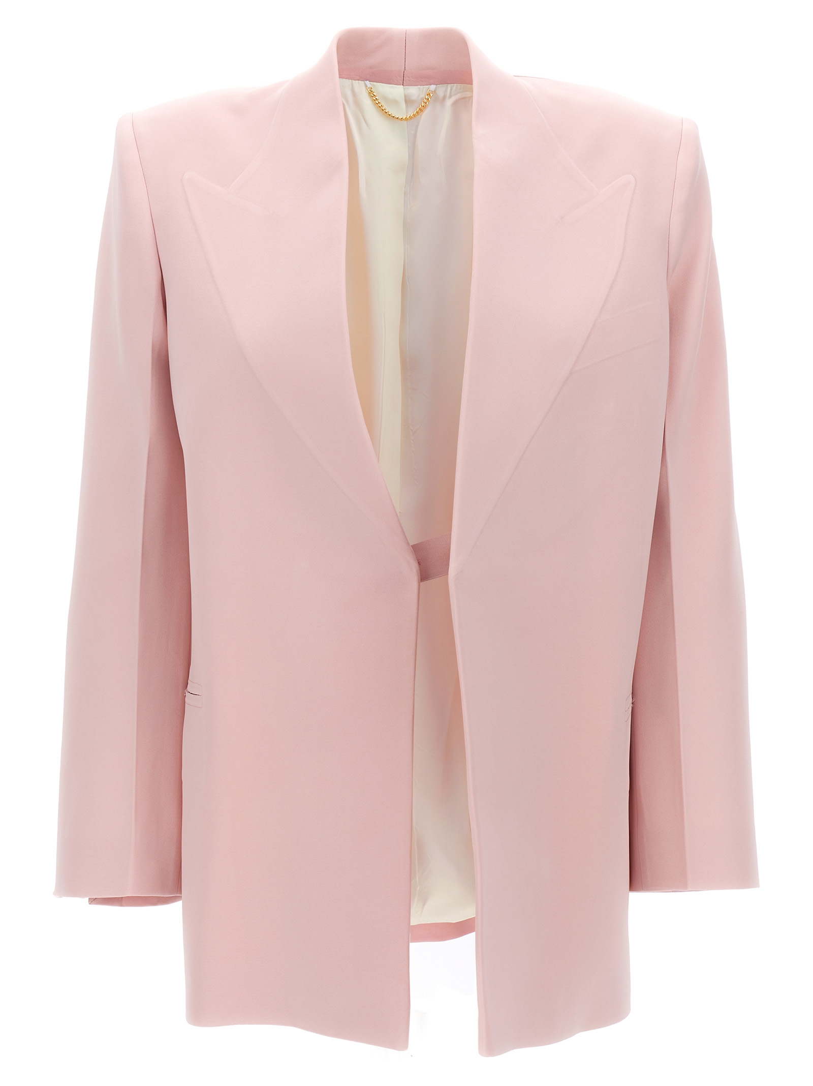 Single-breasted blazer jacket 1223WJK004761BBLUSH (VICTORIA BECKHAM / ブレザー・ジャケット ) | VICTORIA BECKHAM (ヴィクトリア ベッカム)