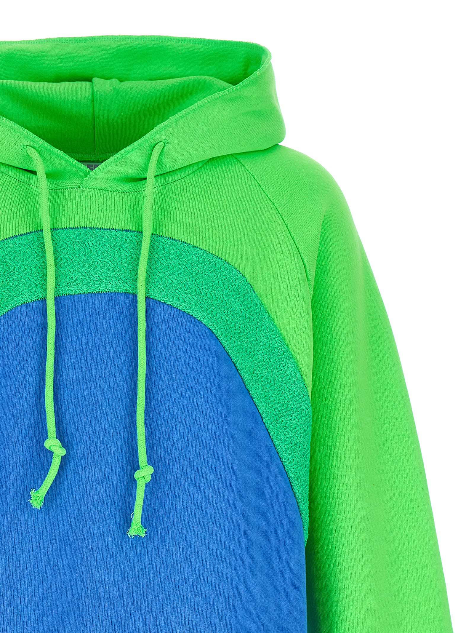 Patchwork hoodie ERL07T023BLUE (ERL / スウェット・フーディー ) | ERL (イーアールエル)(2)