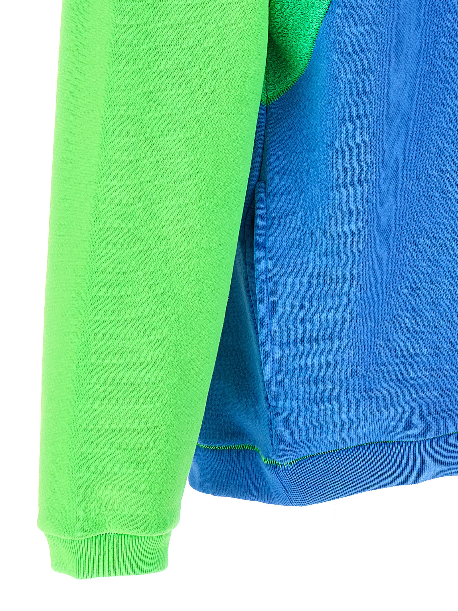 Patchwork hoodie ERL07T023BLUE (ERL / スウェット・フーディー ) | ERL (イーアールエル)(3)