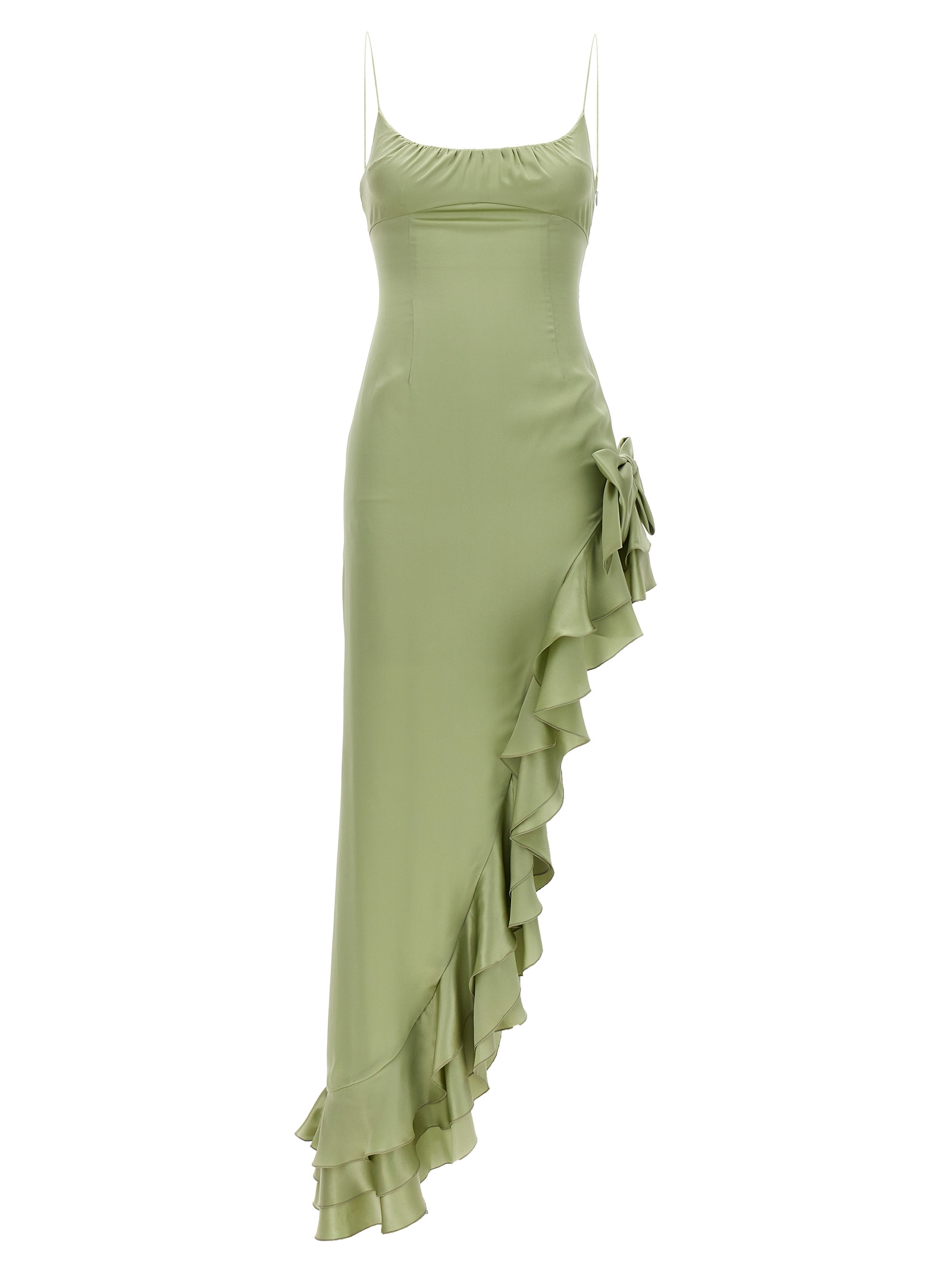 Dress long ruffles bow FAB3491F25691900 (ALESSANDRA RICH / スカート ) | ALESSANDRA RICH (アレッサンドラ リッチ)