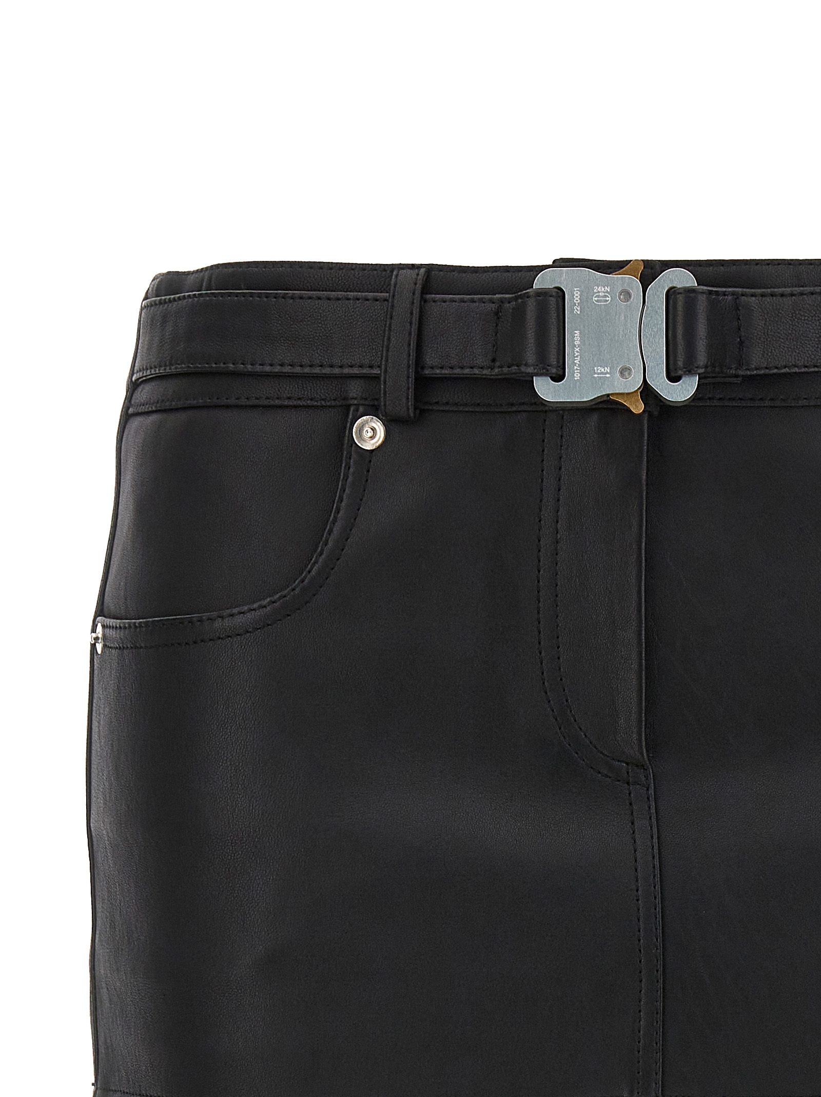 'Leather Buckle Mini' skirt AAWSK0078LE01BLK0001 (1017-ALYX-9SM / スカート ) | 1017-ALYX-9SM (アリクス)(2)