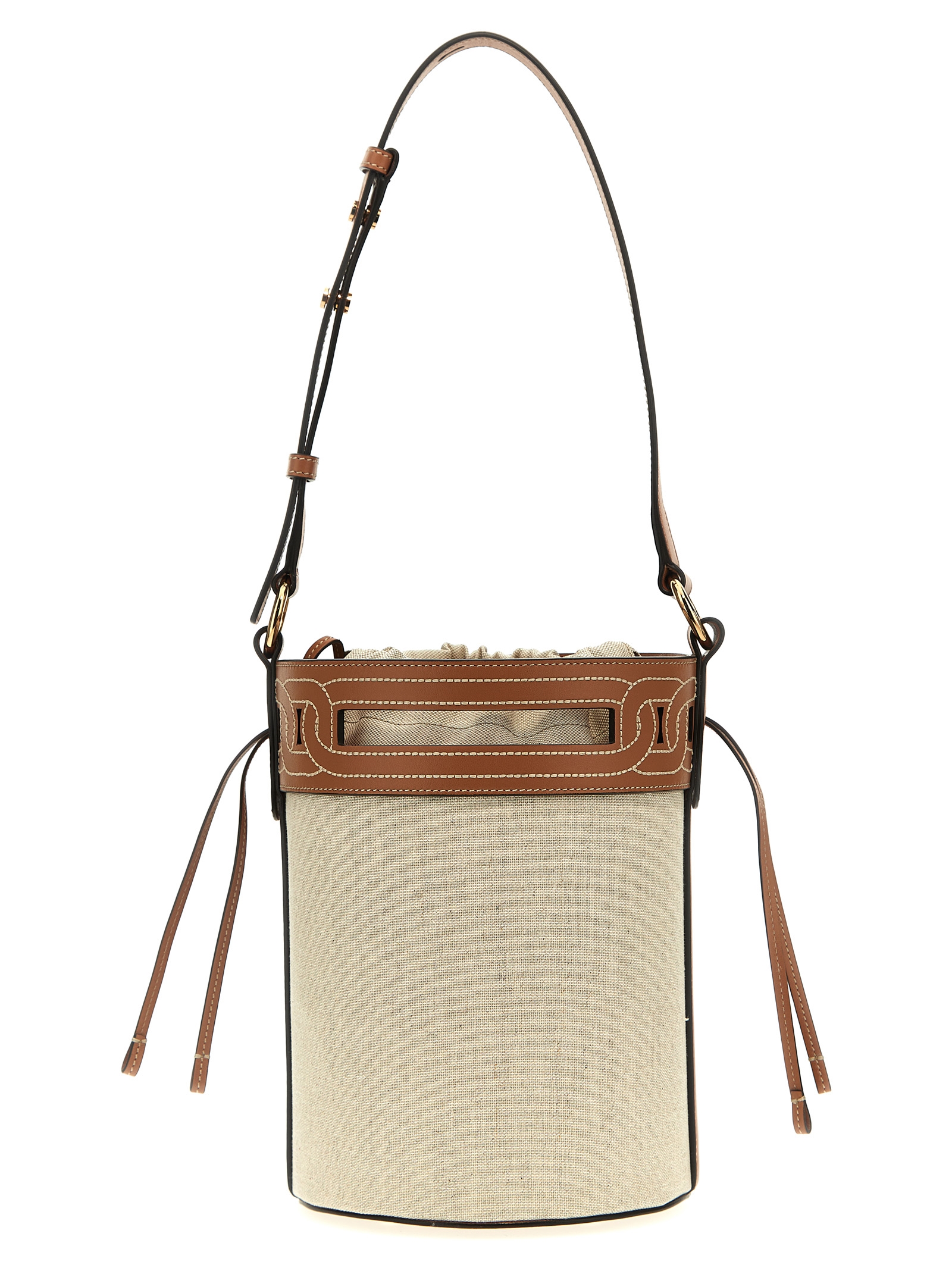 Leather canvas bucket bag XBWKTEKT200T3902PU (Tod's / ハンドバッグ・ショルダーバッグ ) | Tod's (トッズ)