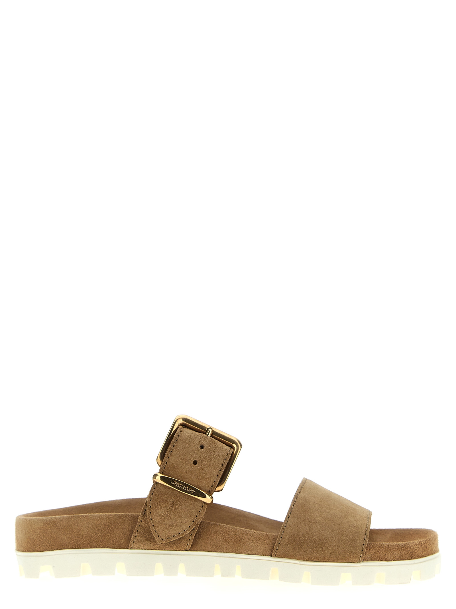 Suede sandals 5XX632F010054F0379 (MIU MIU / サンダル ) | MIU MIU (ミュウミュウ)