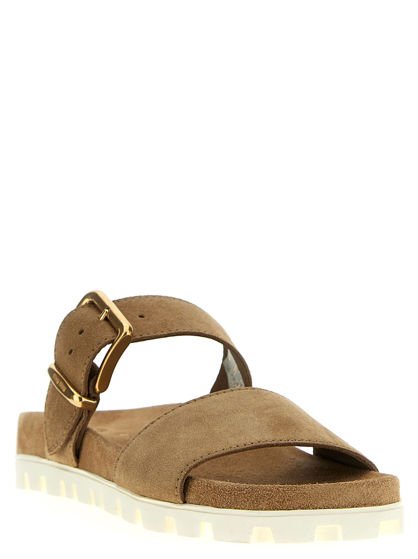 Suede sandals 5XX632F010054F0379 (MIU MIU / サンダル ) | MIU MIU (ミュウミュウ)(1)