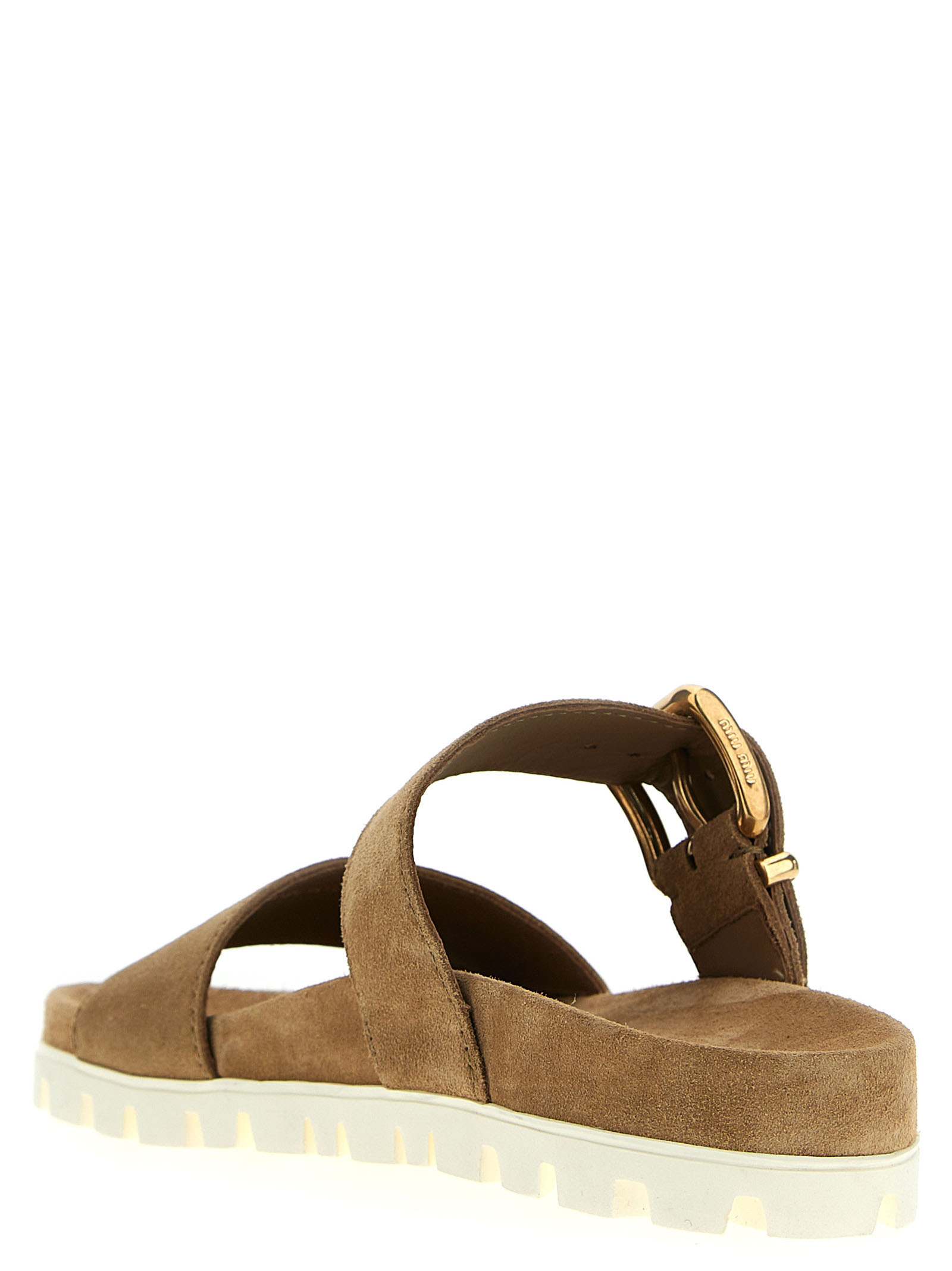 Suede sandals 5XX632F010054F0379 (MIU MIU / サンダル ) | MIU MIU (ミュウミュウ)(2)