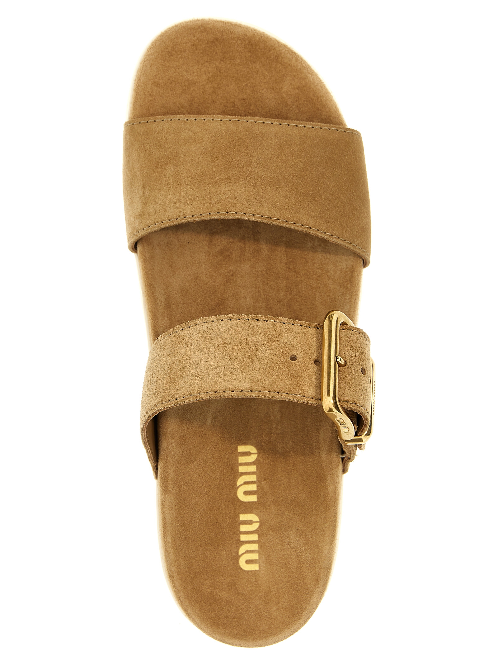 Suede sandals 5XX632F010054F0379 (MIU MIU / サンダル ) | MIU MIU (ミュウミュウ)(3)
