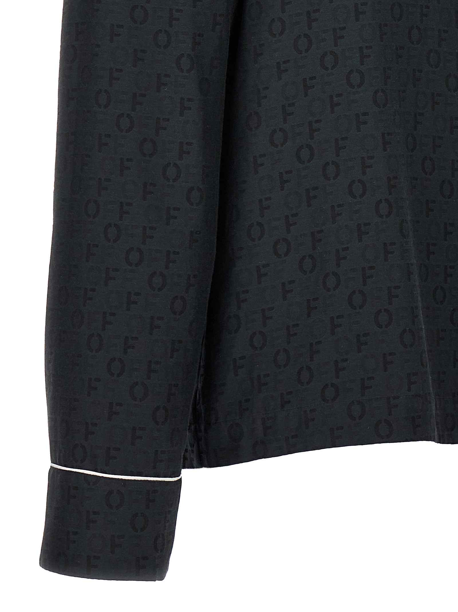 'Off Jaquard Pajama' shirt OWGE016C99FAB00110001000 (Off-White / シャツ・ブラウス ) | Off-White (オフホワイト)(3)