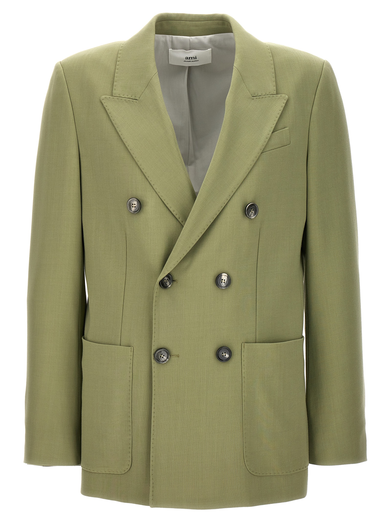 Double-breasted blazer HBV207VI0007351 (AMI Paris / スーツ・ジャケット ) | AMI Paris (アミパリス)