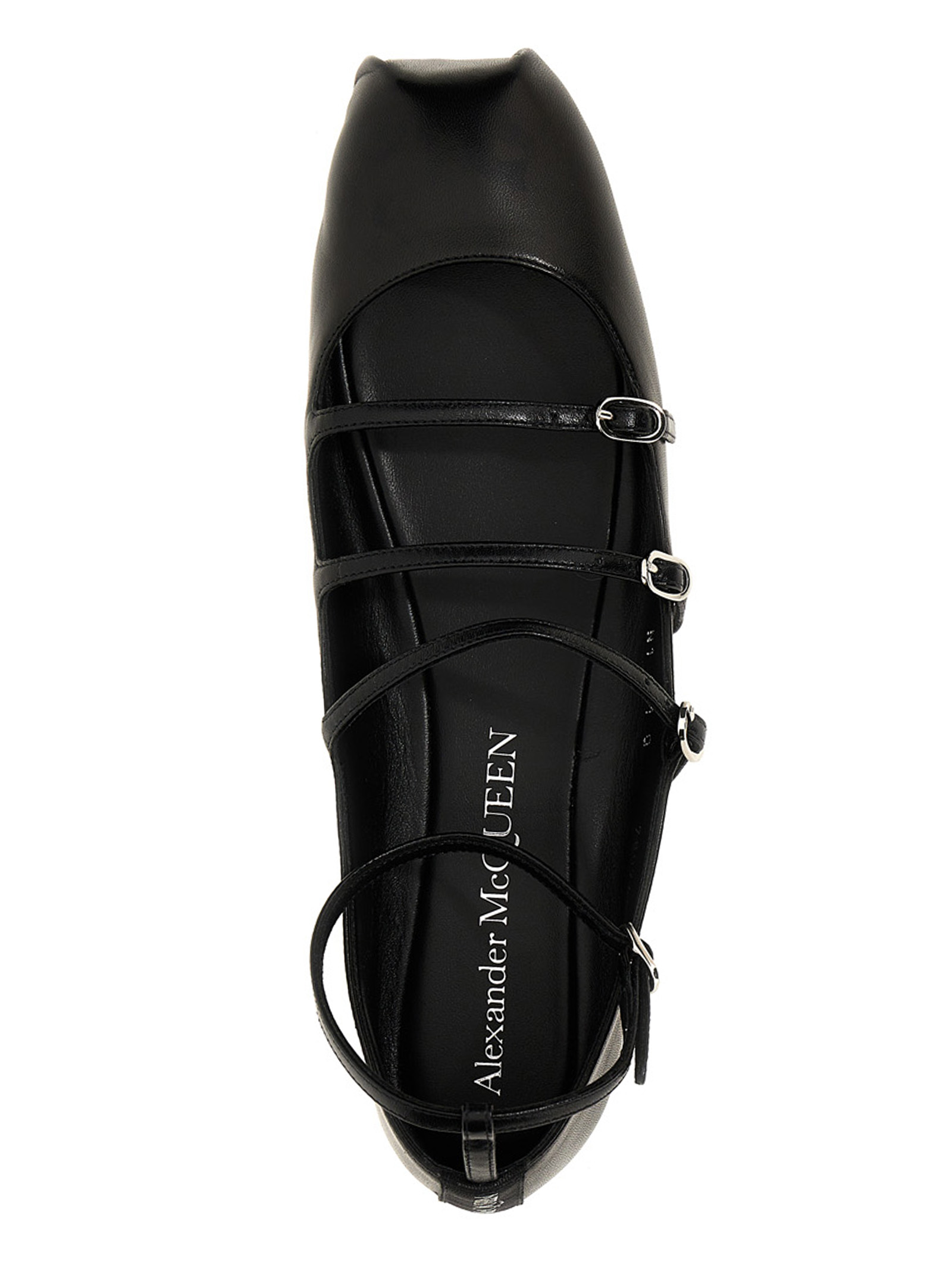 Leather strap ballet flats 780745WIEN51000 (Alexander McQUEEN / フラットシューズ ) | Alexander McQUEEN (アレキサンダー・マックイーン)(3)