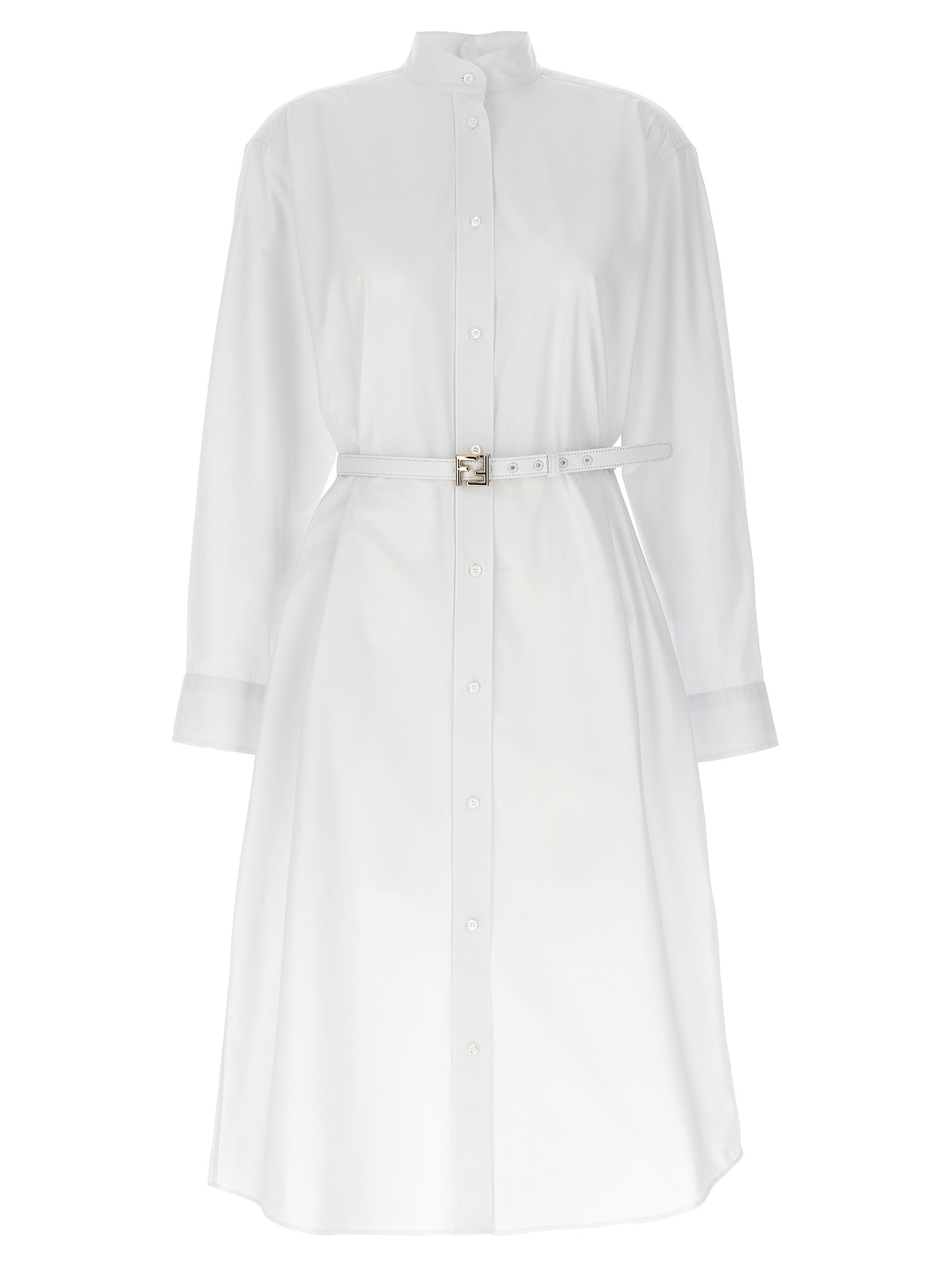 'FF' shirt dress FDD008ARU3F1F3H (FENDI / ワンピース・ドレス・オールインワン ) | FENDI (フェンディ)