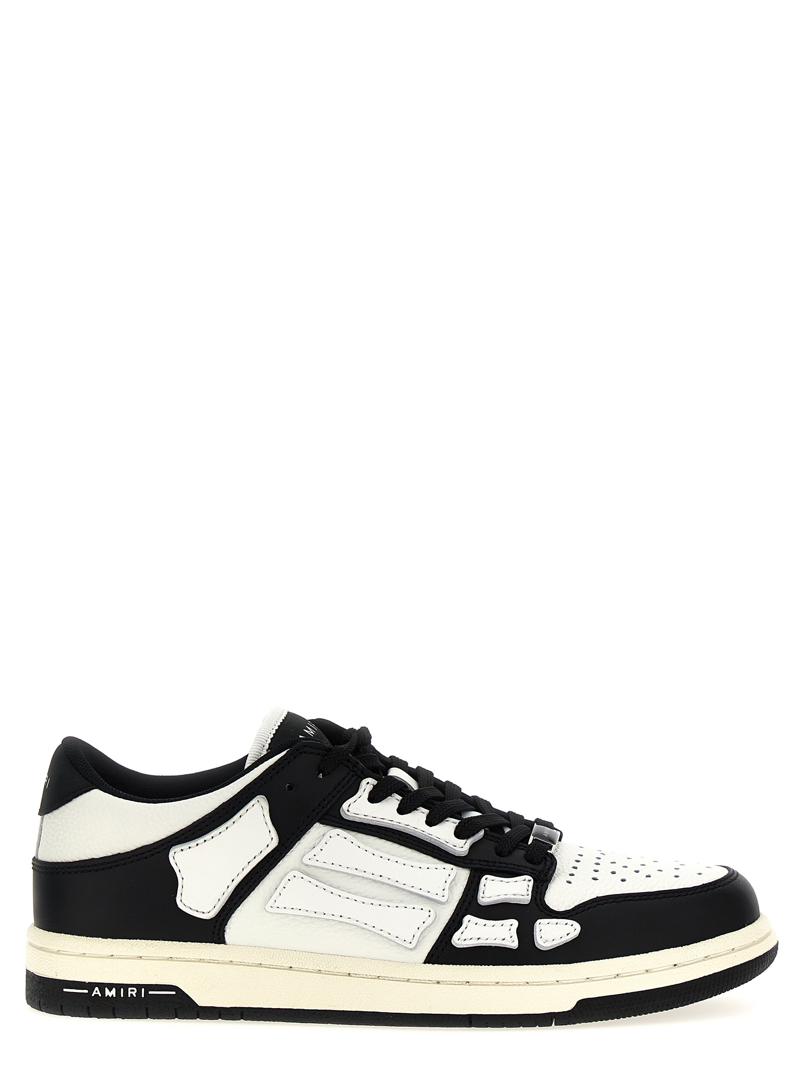 スニーカー AMIRI FW24 'Skel Top Low' sneakers (AWFOSR1081 BLACKWHITE) SKEL TOP LOW - BLACK/WHITE | AMIRI