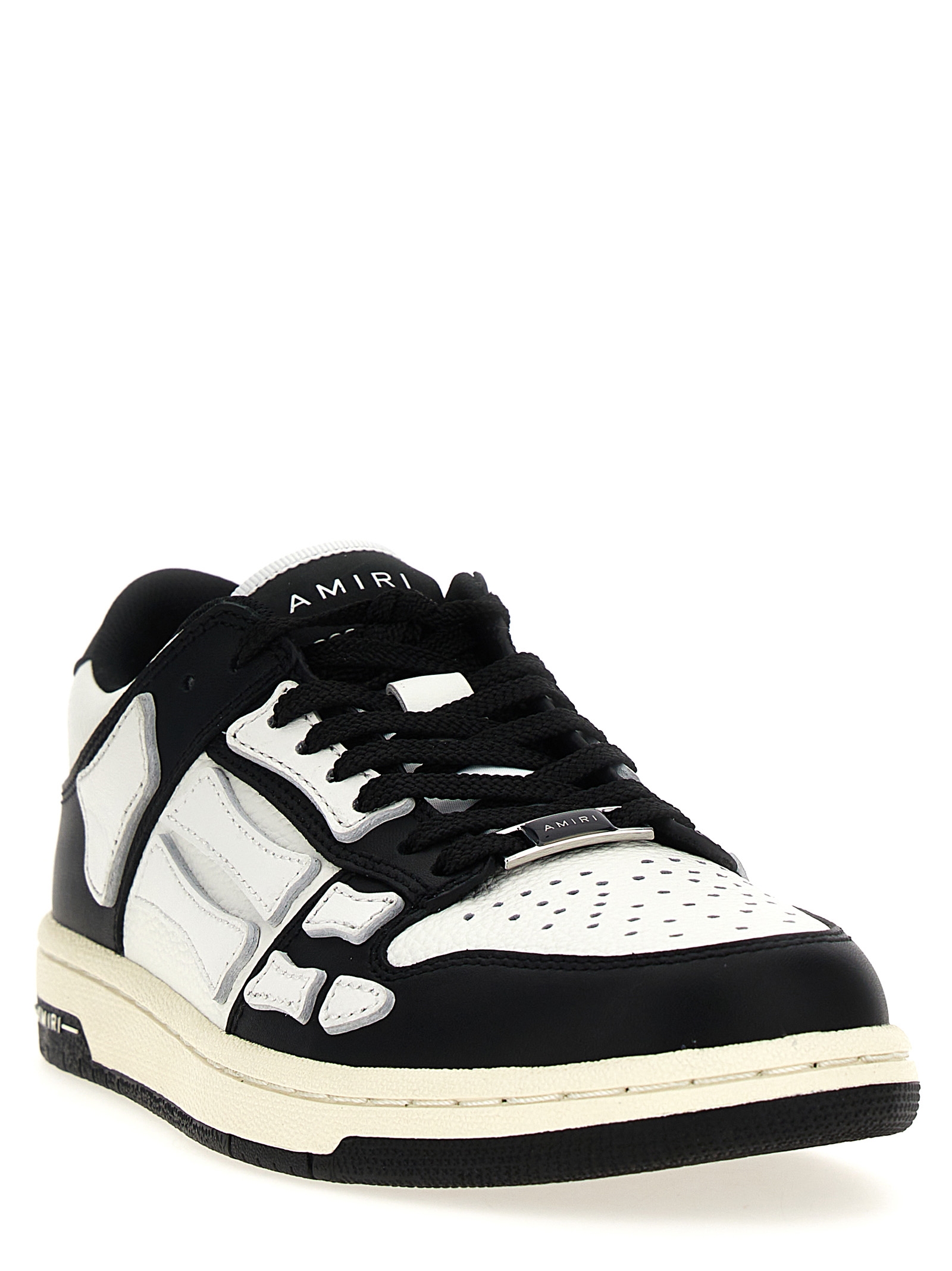 スニーカー AMIRI FW25 SKEL TOP LOW (AWFOSR1081 BLACKWHITE) AMIRI Skel-Top Low スニーカー | ブラック | FARFETCH JP