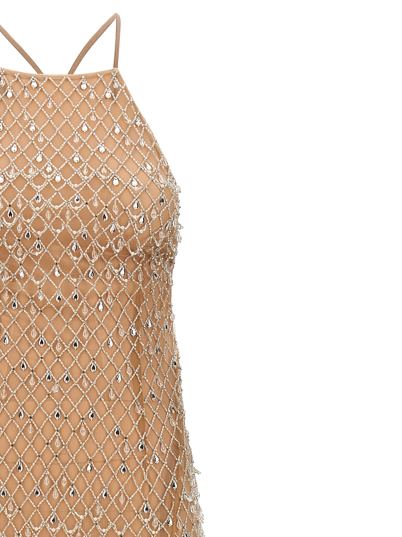 Crystal 'Red Carpet' dress ABR1051E2D98 (Elisabetta Franchi / ワンピース・ドレス・オールインワン ) | Elisabetta Franchi (エリザベッタ フランキ)(2)