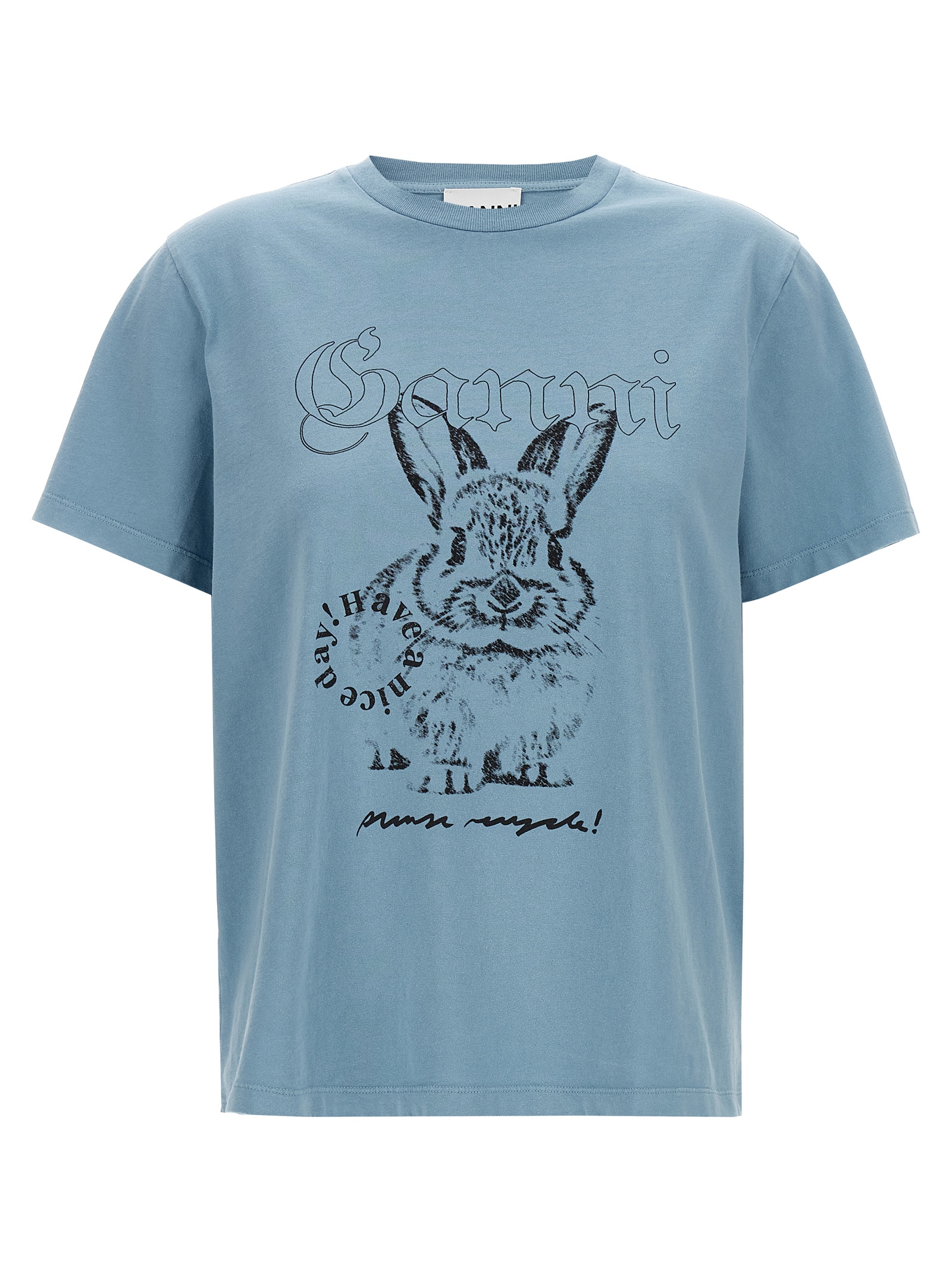 Printed T-shirt T4155326 (GANNI / Tシャツ・カットソー ) | GANNI (ガニー)
