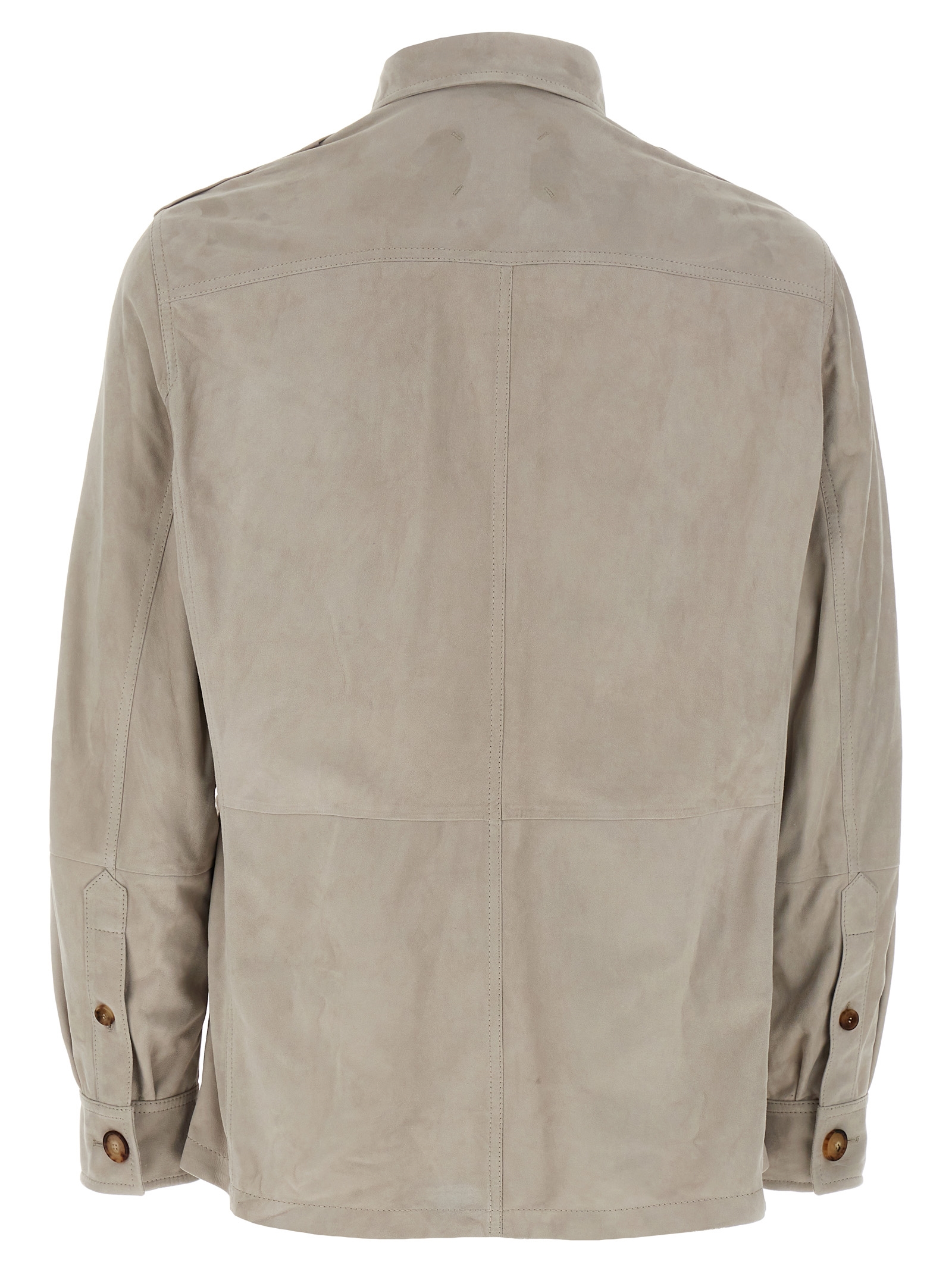 Suede Saharan jacket MPCLN2035C6925 (Brunello Cucinelli / レザー&ファージャケット・コート ) | Brunello Cucinelli (ブルネロ・クチネリ)(1)