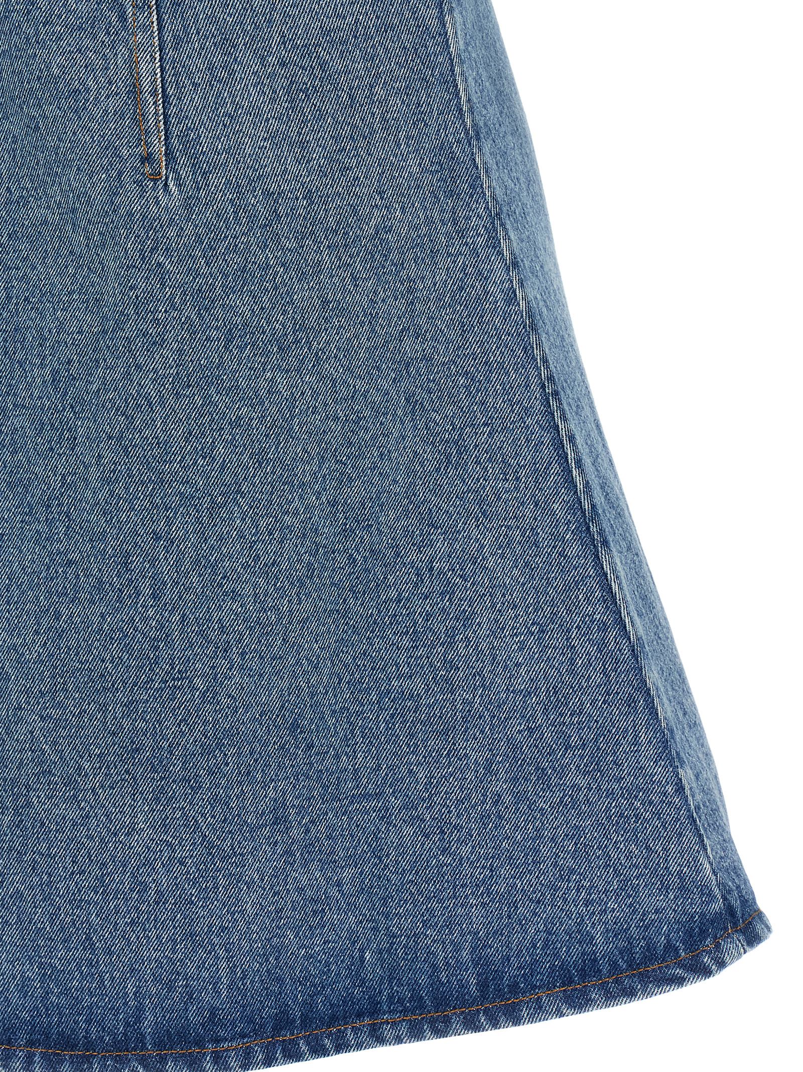 Denim dress FDR404DE0046480 (AMI Paris / ワンピース・ドレス・オールインワン ) | AMI Paris (アミパリス)(3)