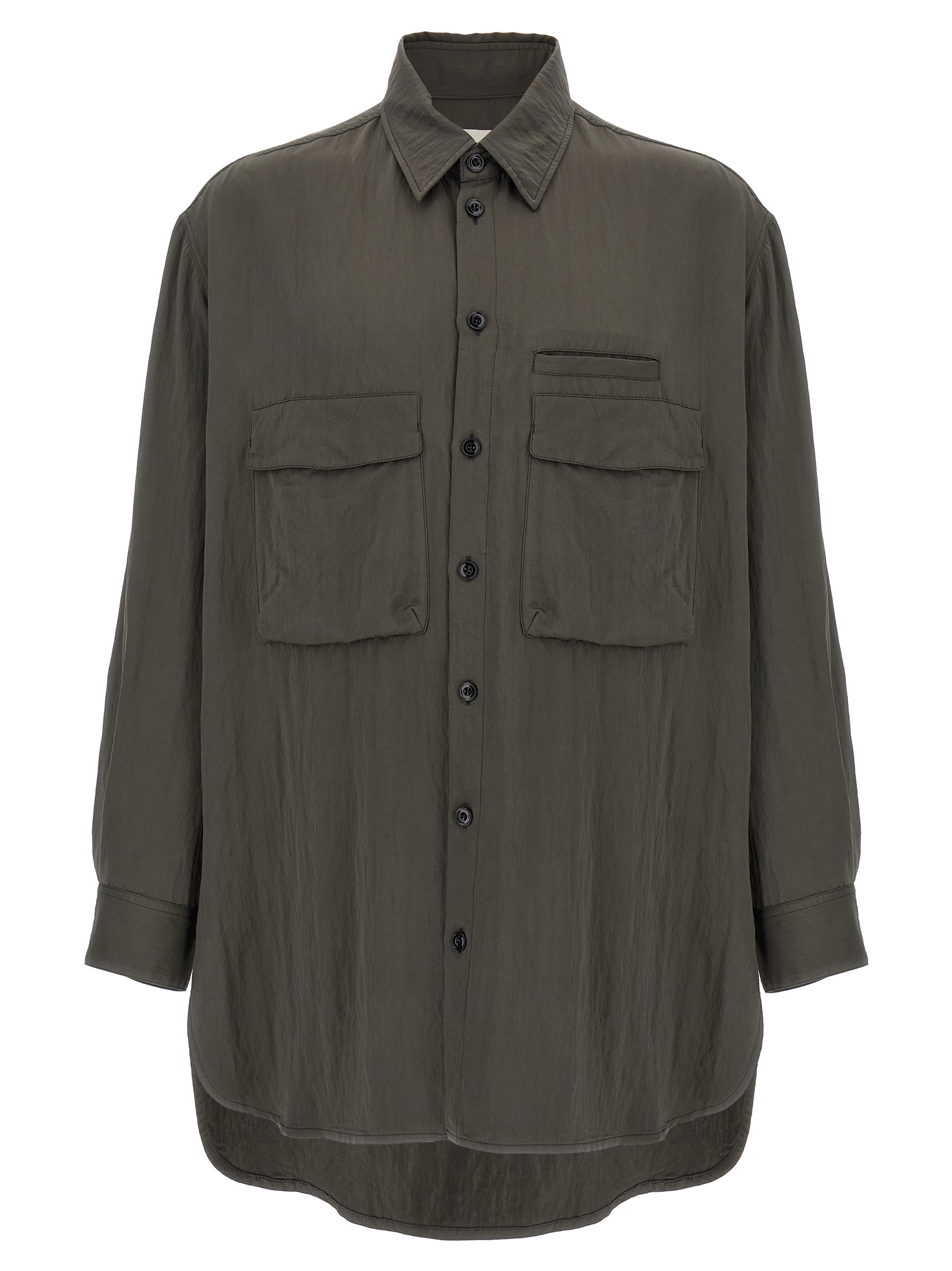 'Utility' overshirt OV1014LF1388BR482 (LEMAIRE / シャツ・ブラウス ) | LEMAIRE (ルメール)