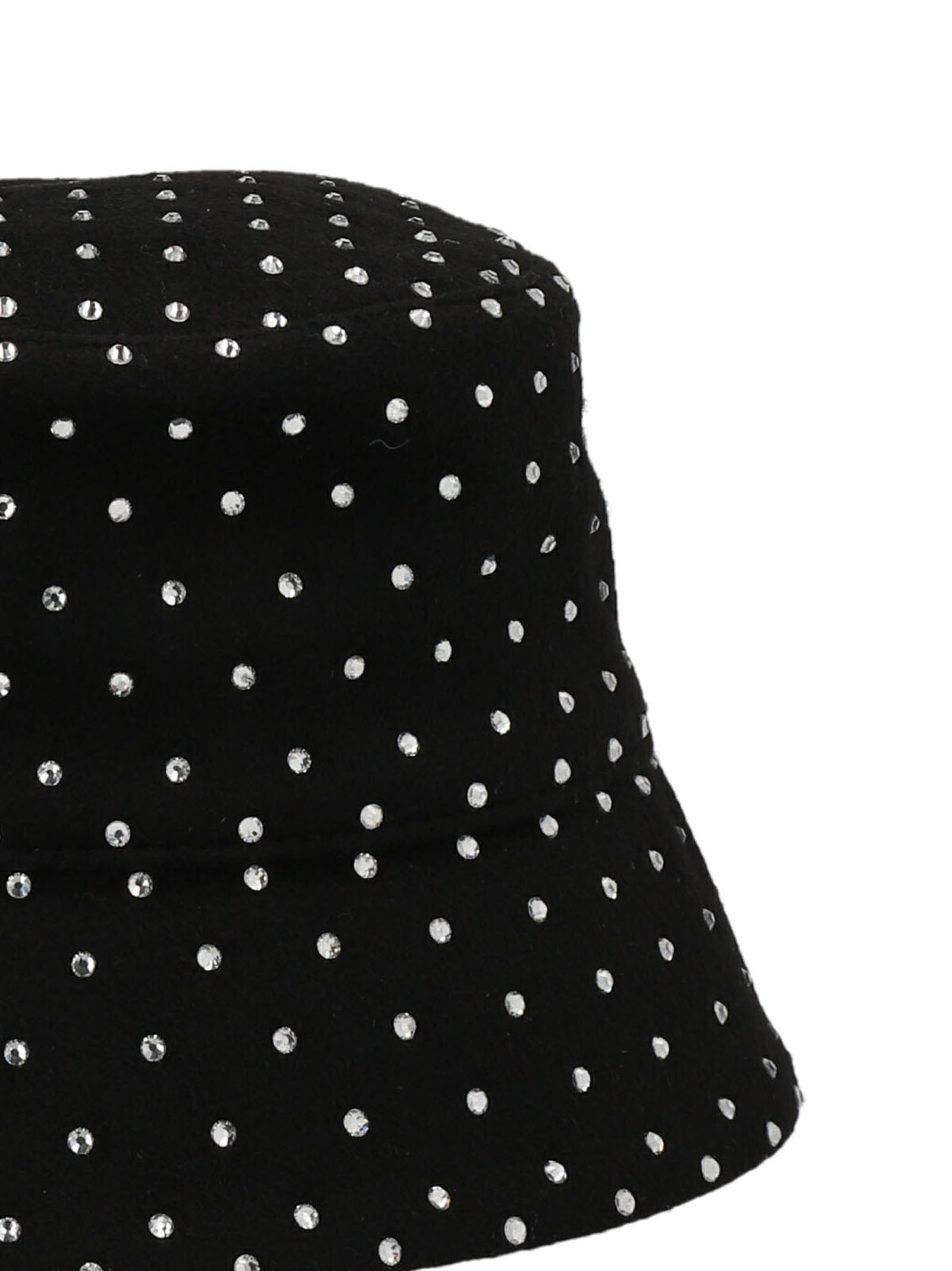 Crystal bucket hat BCT101WDMDBLACK (RUSLAN BAGINSKIY / 帽子 ) | RUSLAN BAGINSKIY (ラスランバジンスキー)(1)