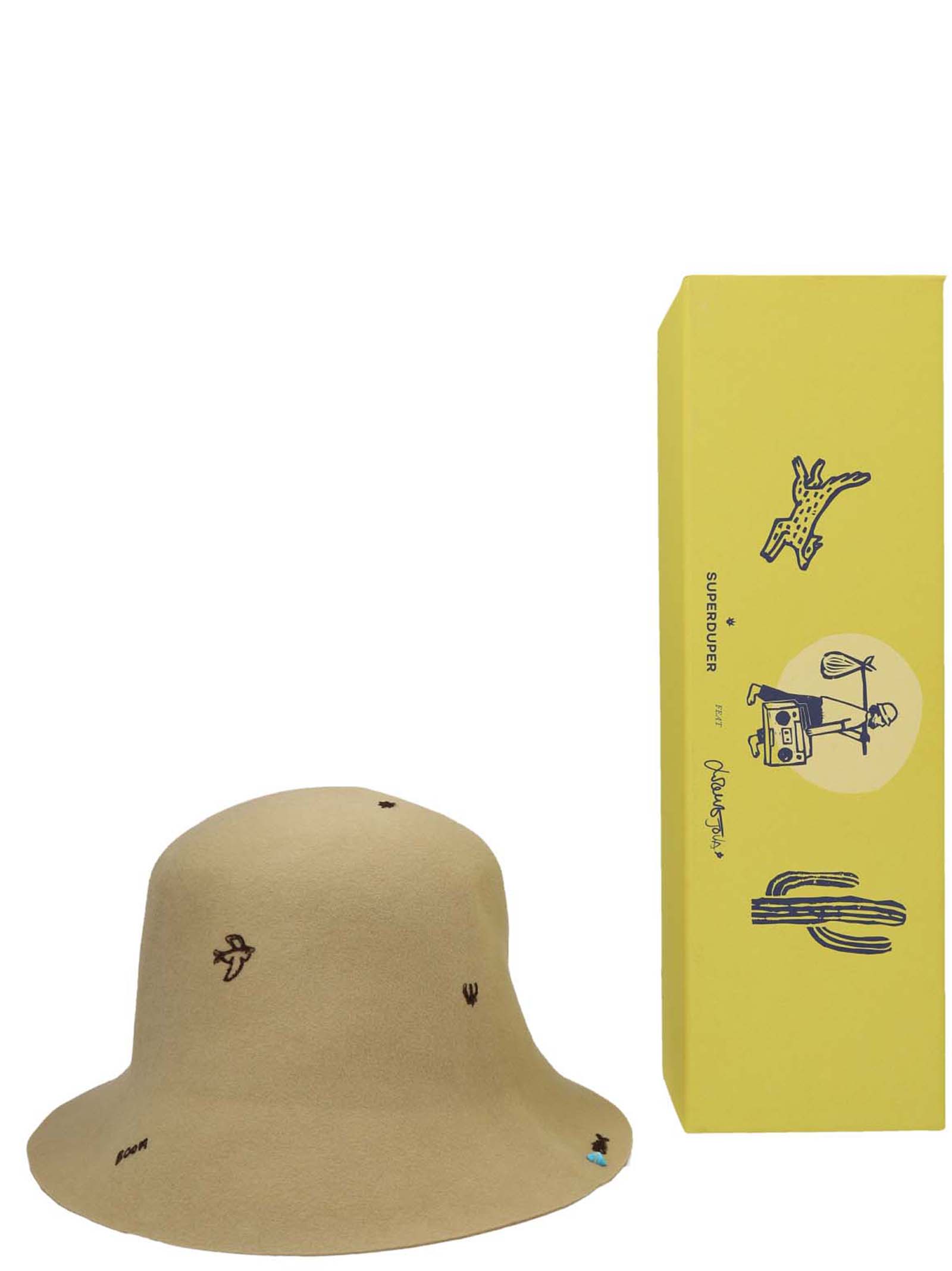 'Freya' Superduper x Laurent Jorubini bucket hat FREYASABBIA (SUPERDUPER / 帽子 ) | SUPERDUPER (スーパーデューパー)(3)
