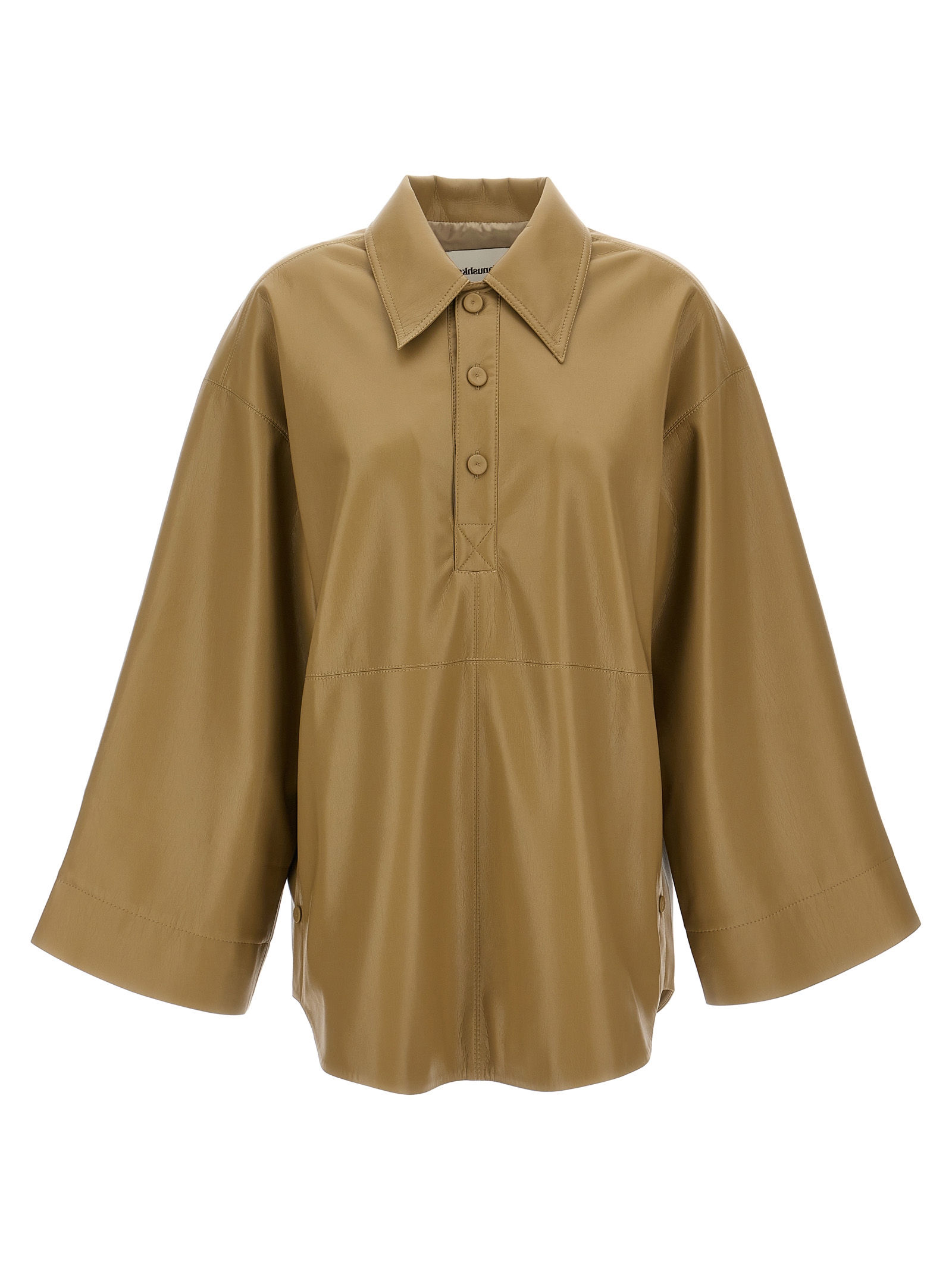 'Clarice' blouse NW23PFTP00565KHAKI (Nanushka / シャツ・ブラウス ) | Nanushka (ナヌーシュカ)