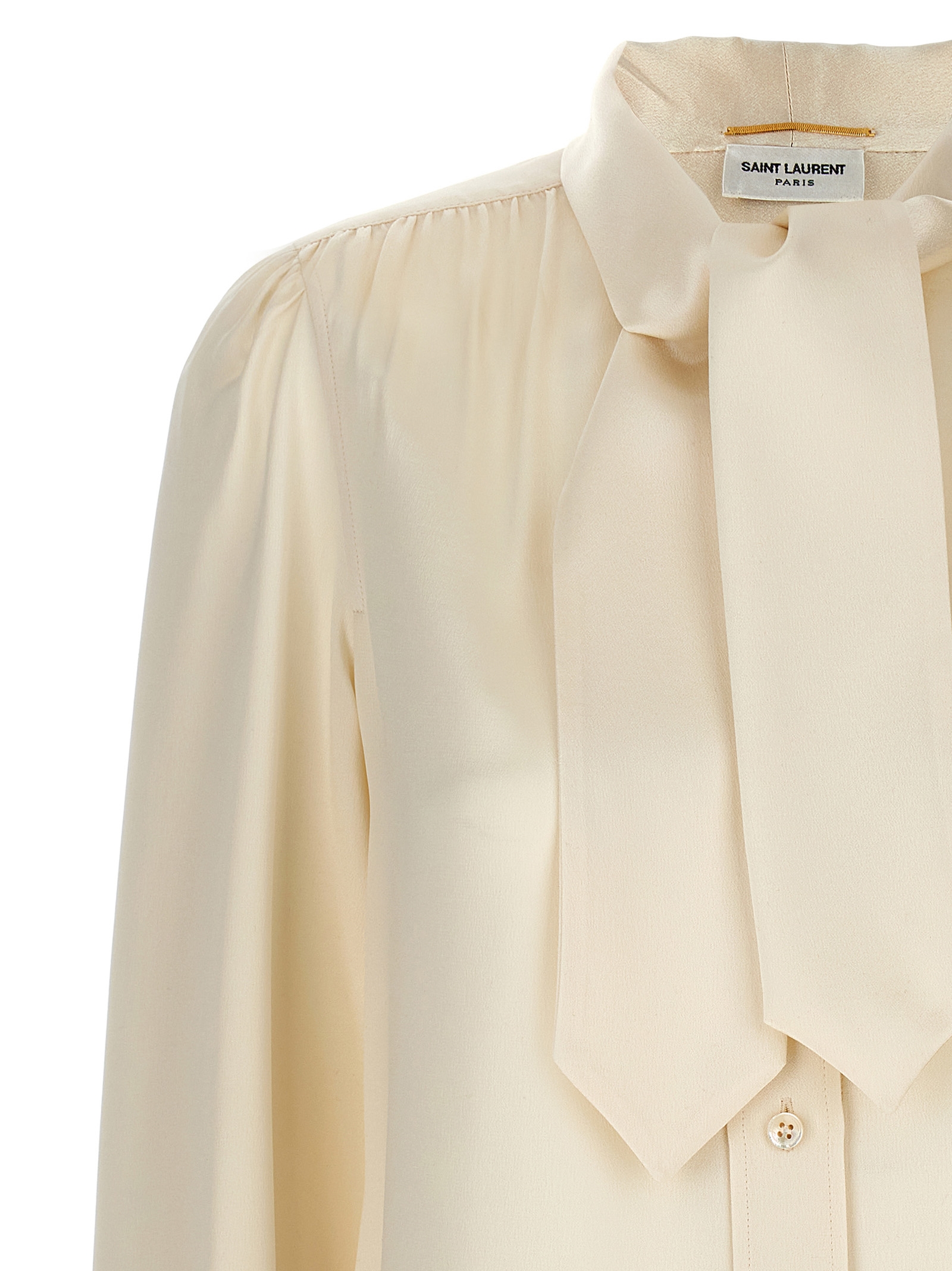 Lavalliere silk shirt 650235Y001W9601 (Saint Laurent / シャツ・ブラウス ) | Saint Laurent (サンローラン)(2)
