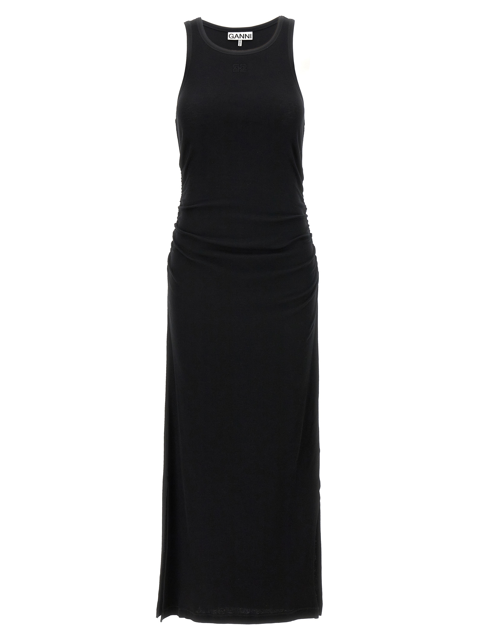Logo ribbed dress T3935099 (GANNI / ワンピース・ドレス・オールインワン ) | GANNI (ガニー)