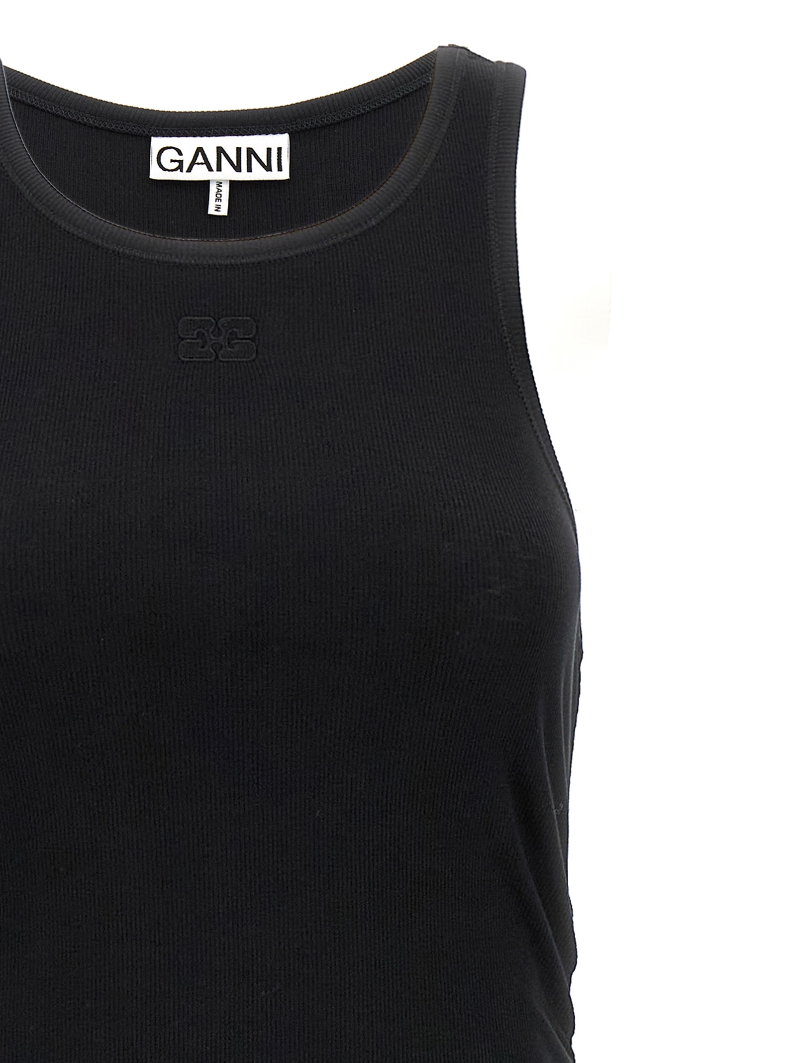 Logo ribbed dress T3935099 (GANNI / ワンピース・ドレス・オールインワン ) | GANNI (ガニー)(2)
