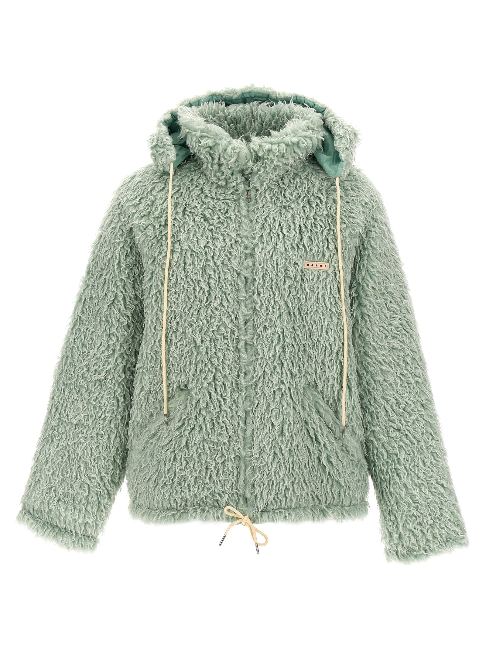 'Long Pile Shaggy' hooded jacket JUMU0164UXUTP77200V19 (Marni / カジュアルジャケット・ベスト ) | Marni (マルニ)