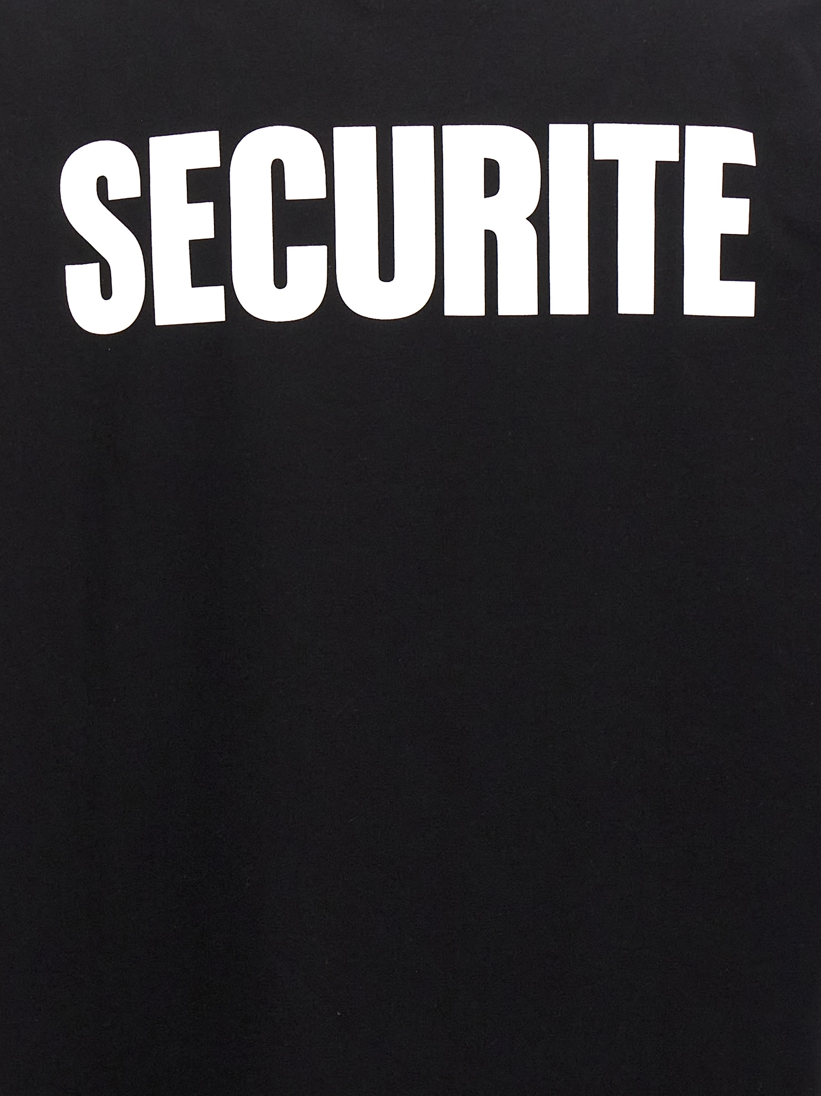'Polizei/Securite' T-shirt UA65TR423GPOLIZEIGREENBLACK (VETEMENTS / Tシャツ・カットソー ) | VETEMENTS (ヴェトモン)(4)