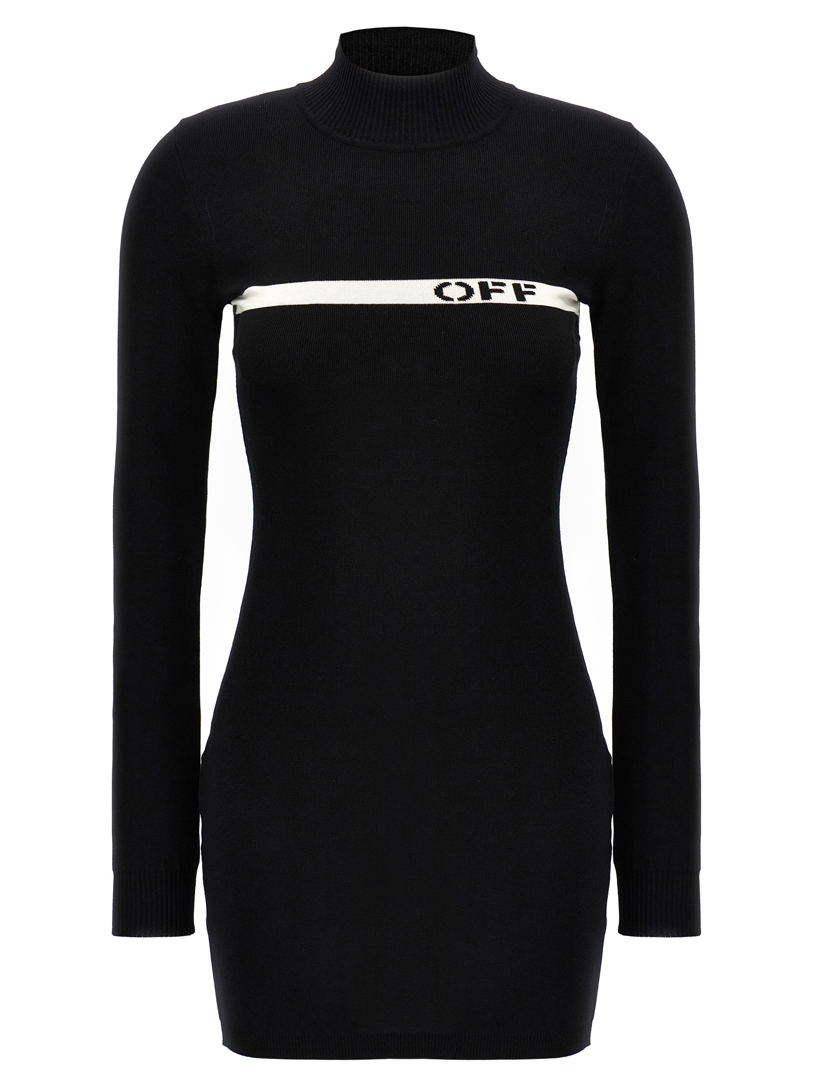 'Logo Stripe Mini' dress OWHI099F24KNI00110011001 (Off-White / スカート ) | Off-White (オフホワイト)
