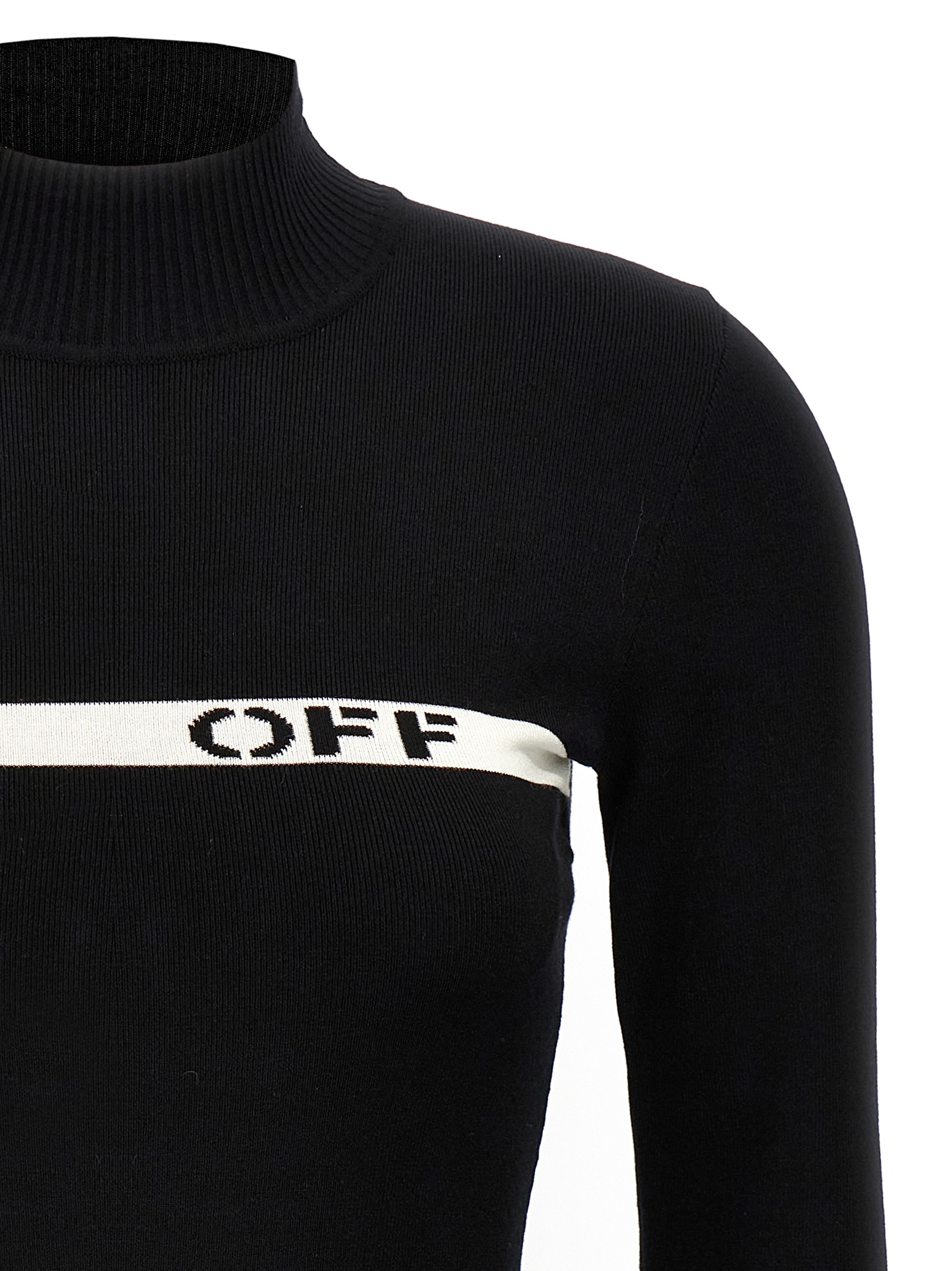 'Logo Stripe Mini' dress OWHI099F24KNI00110011001 (Off-White / スカート ) | Off-White (オフホワイト)(2)