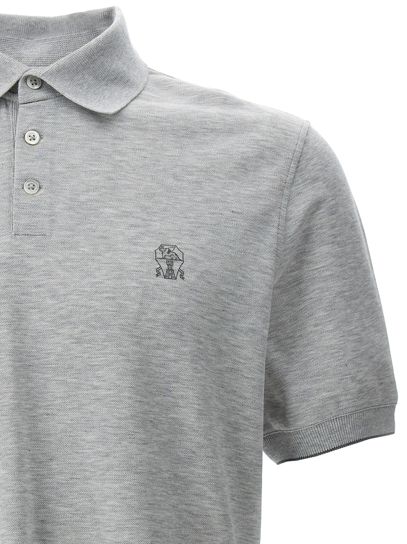 Logo piqué polo shirt ME8548788CG817 (Brunello Cucinelli / ポロシャツ ) | Brunello Cucinelli (ブルネロ・クチネリ)(2)
