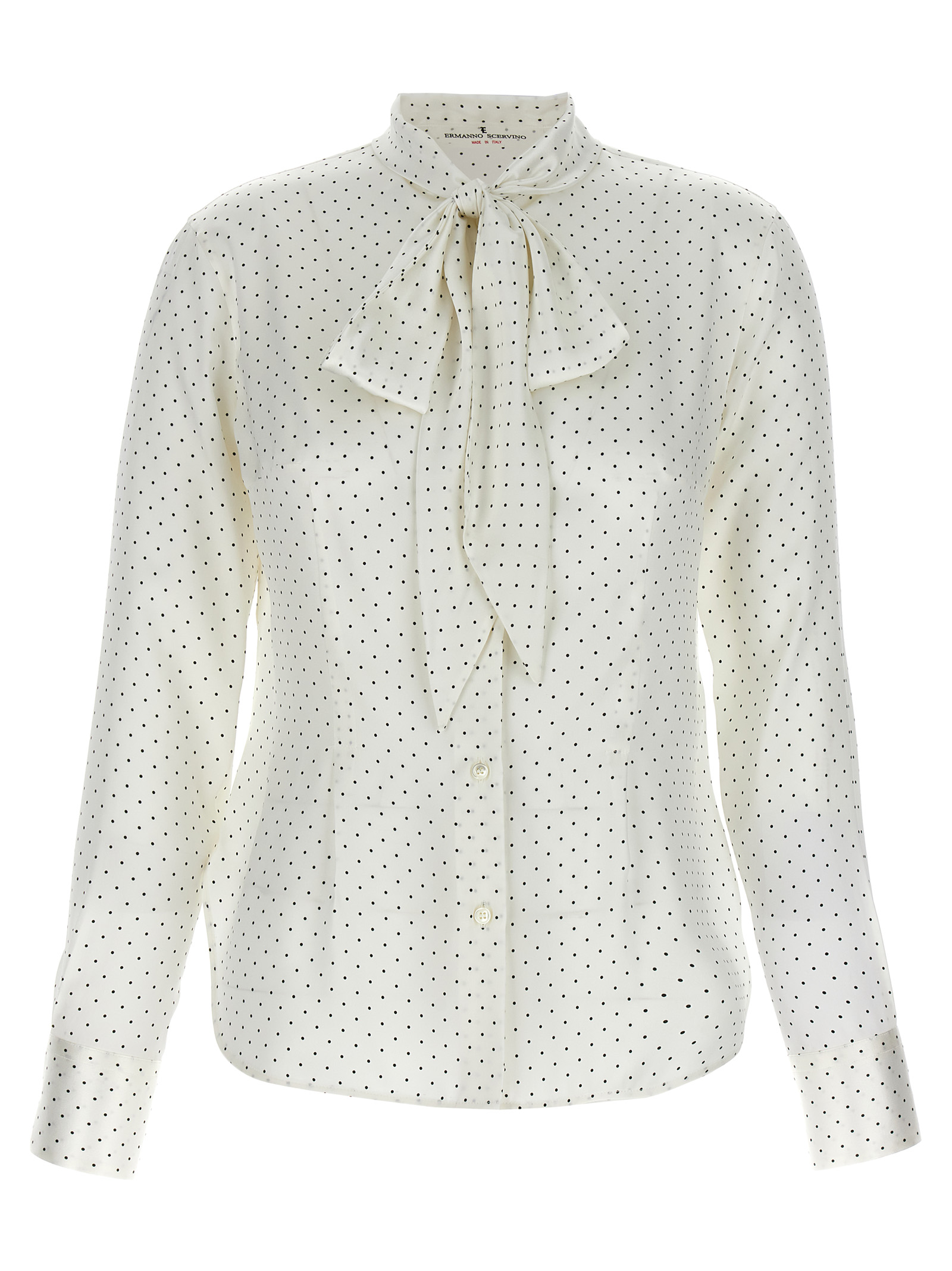 Polka dot silk shirt D452K326TFJS4518 (ERMANNO SCERVINO / シャツ・ブラウス ) | ERMANNO SCERVINO (エルマンノ シェルヴィーノ)