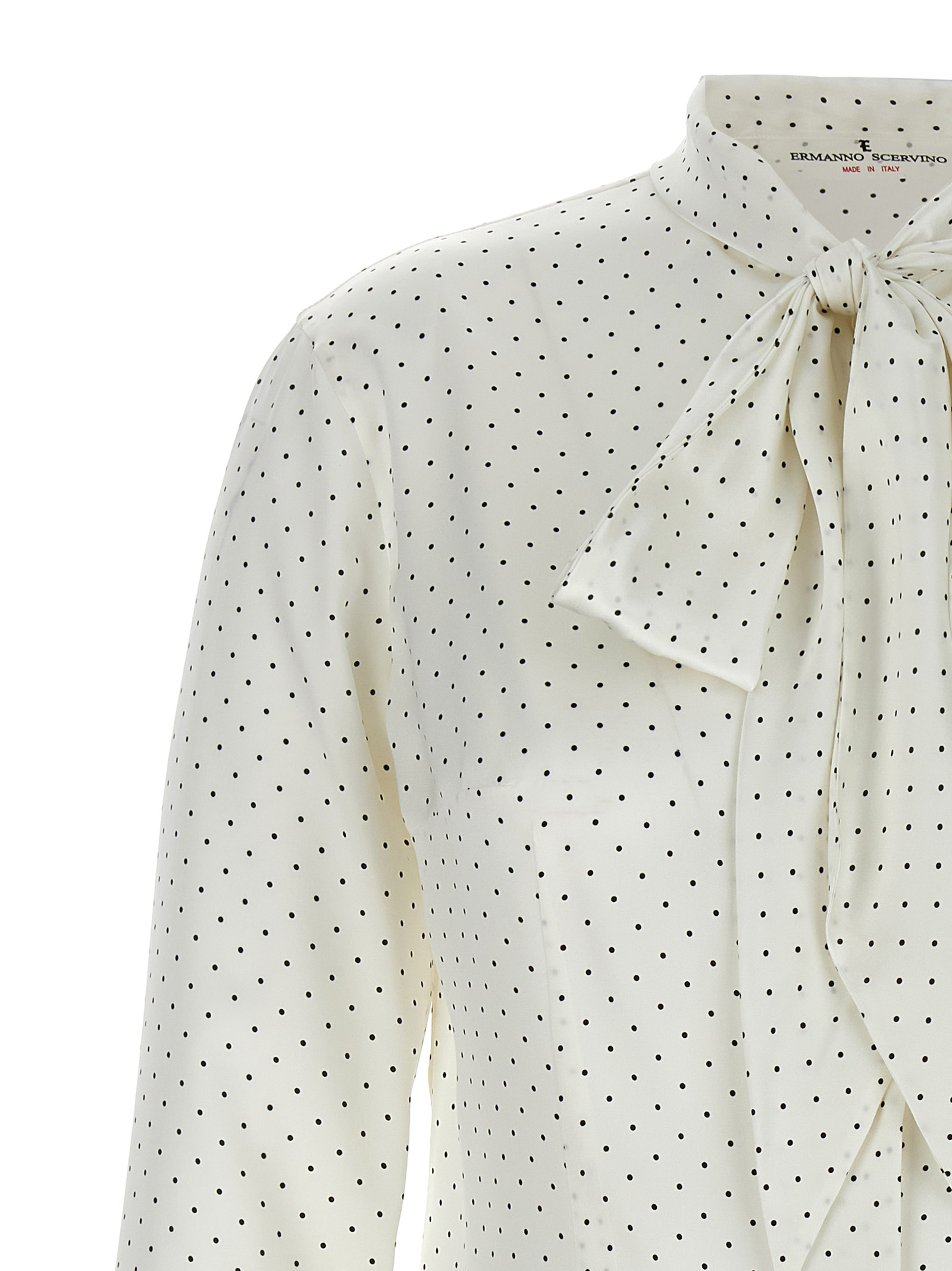 Polka dot silk shirt D452K326TFJS4518 (ERMANNO SCERVINO / シャツ・ブラウス ) | ERMANNO SCERVINO (エルマンノ シェルヴィーノ)(2)