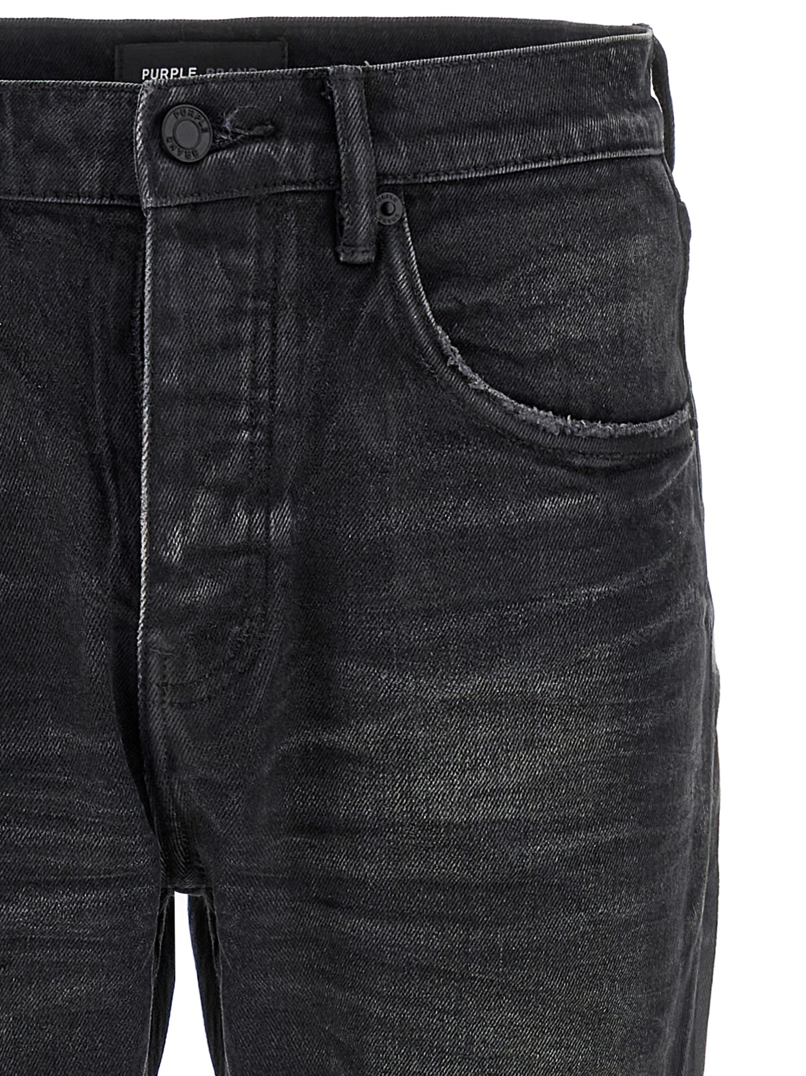 'P005 Double Dip Coated' jeans P005DDCV125BLACK (PURPLE / ジーンズ ) | PURPLE (パープル)(2)