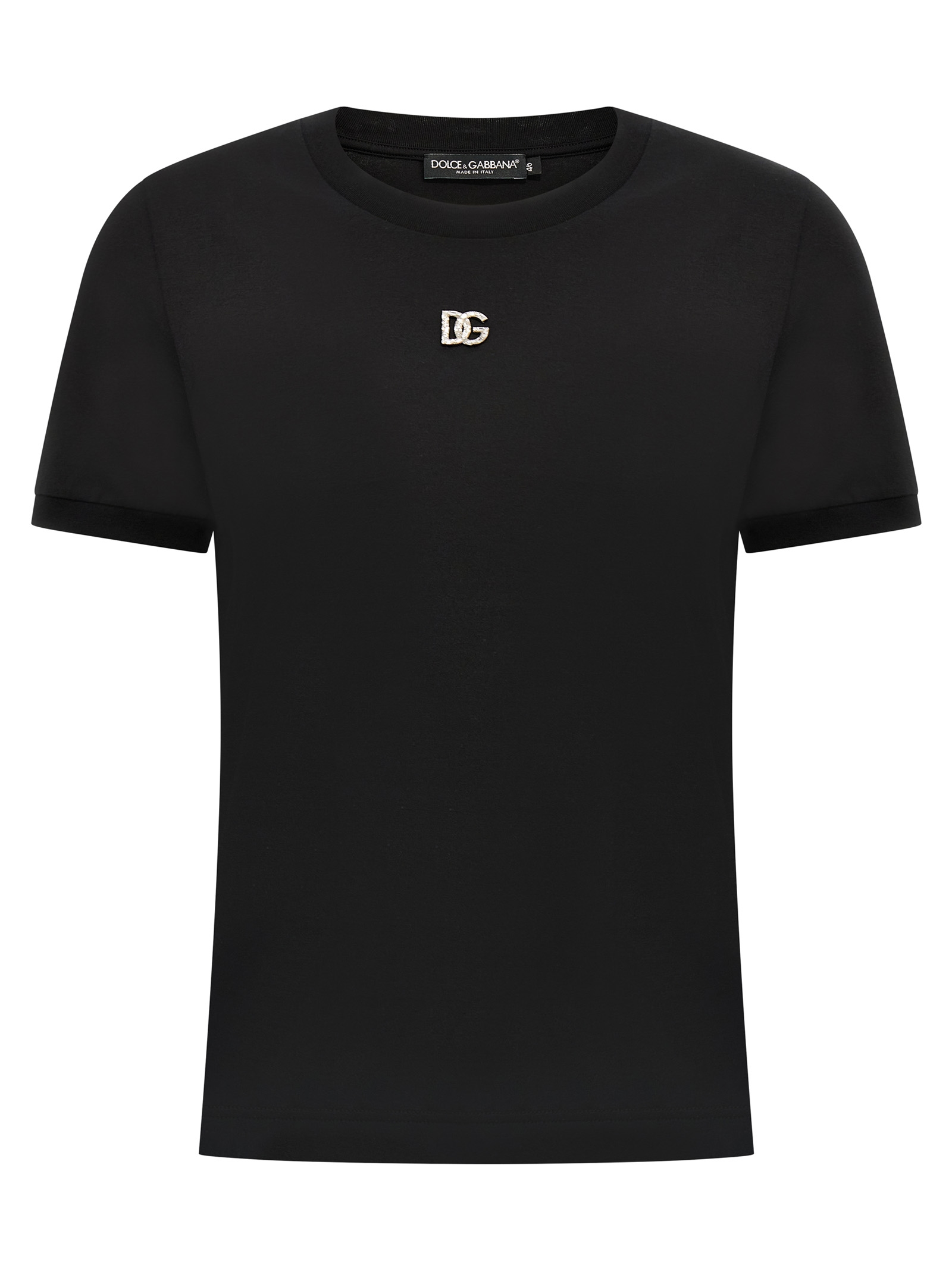 Rhinestone logo T-shirt F8N08ZG7B3UN0000 (Dolce & Gabbana / Tシャツ・カットソー ) | Dolce & Gabbana (ドルチェガッバーナ)