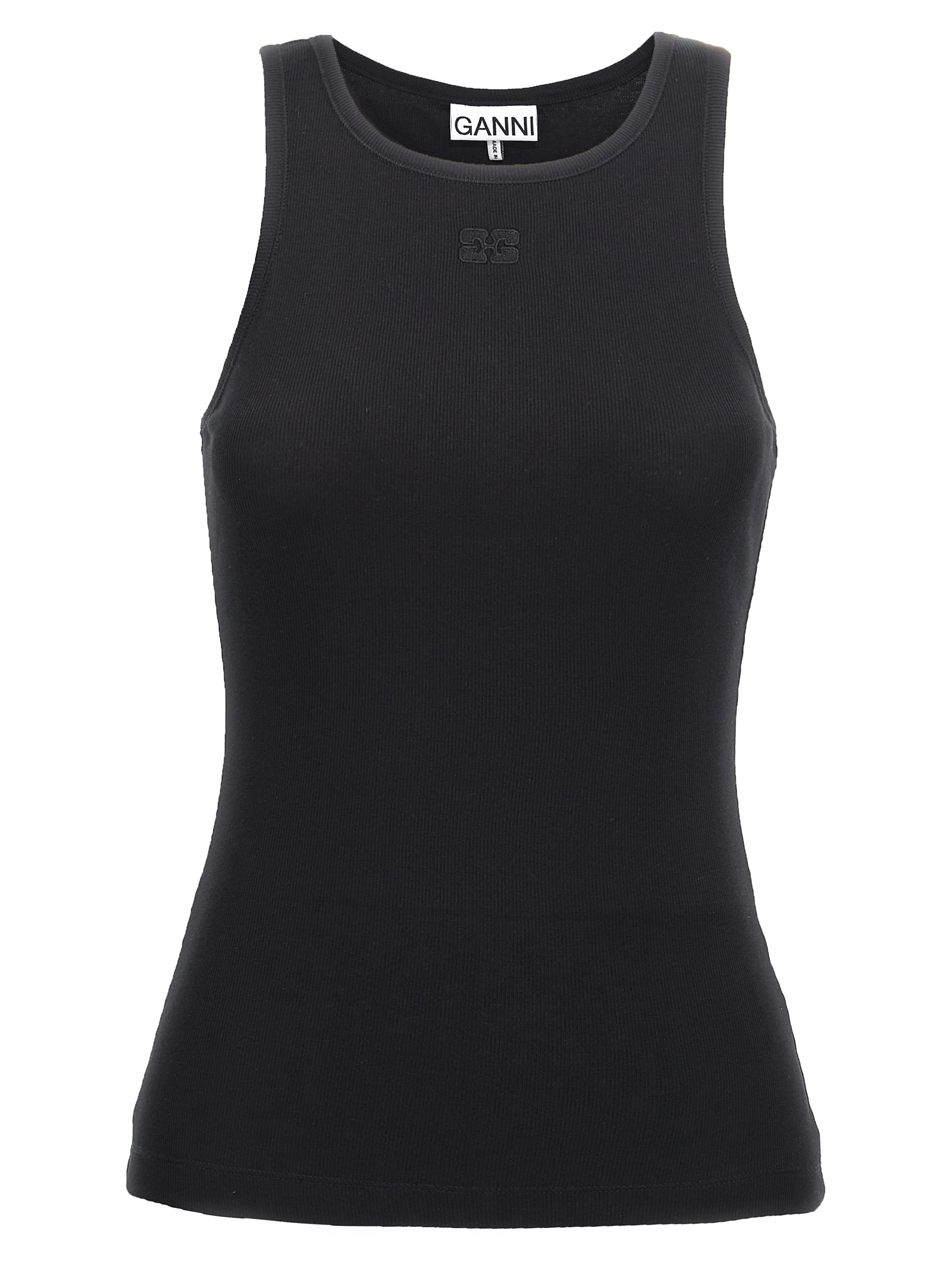 Ribbed top T3898099 (GANNI / タンクトップ・キャミソール ) | GANNI (ガニー)