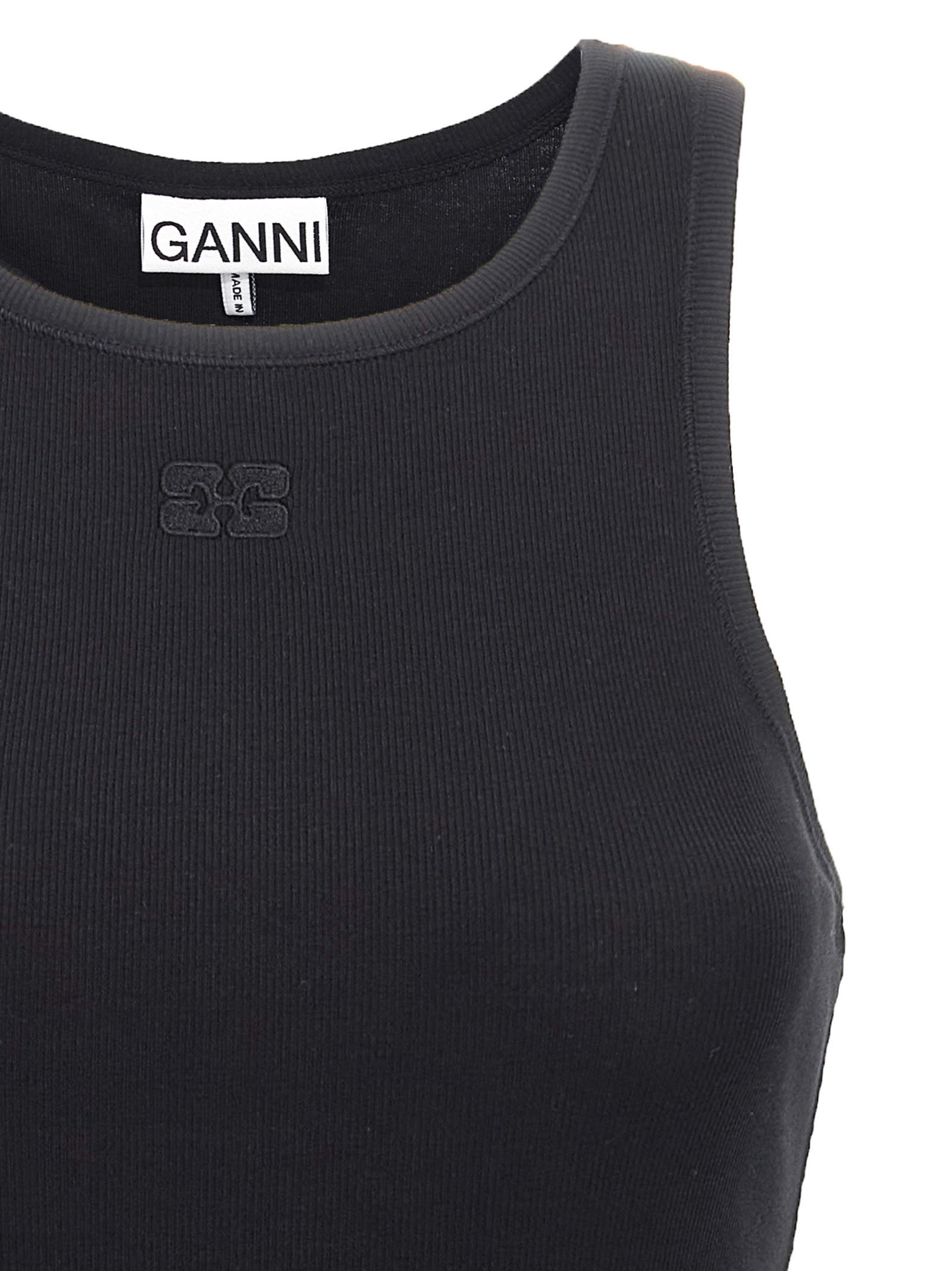 Ribbed top T3898099 (GANNI / タンクトップ・キャミソール ) | GANNI (ガニー)(2)