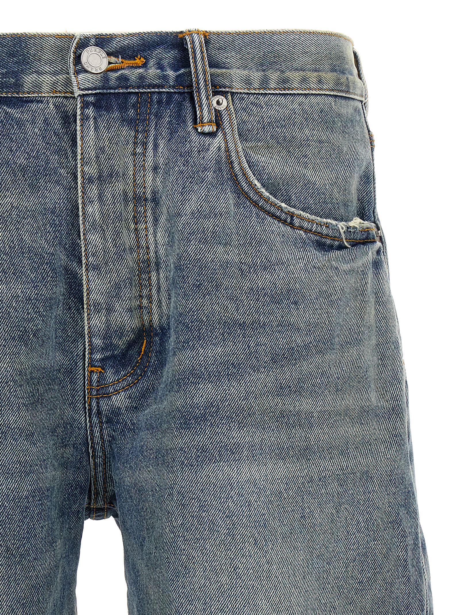 'P059 Cast Iron' bermuda shorts P059CIBL225LTINDIGO (PURPLE / ショートパンツ ) | PURPLE (パープル)(2)