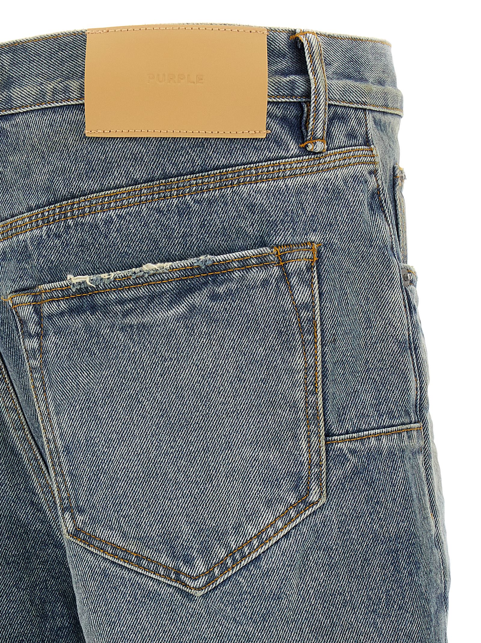 'P059 Cast Iron' bermuda shorts P059CIBL225LTINDIGO (PURPLE / ショートパンツ ) | PURPLE (パープル)(3)