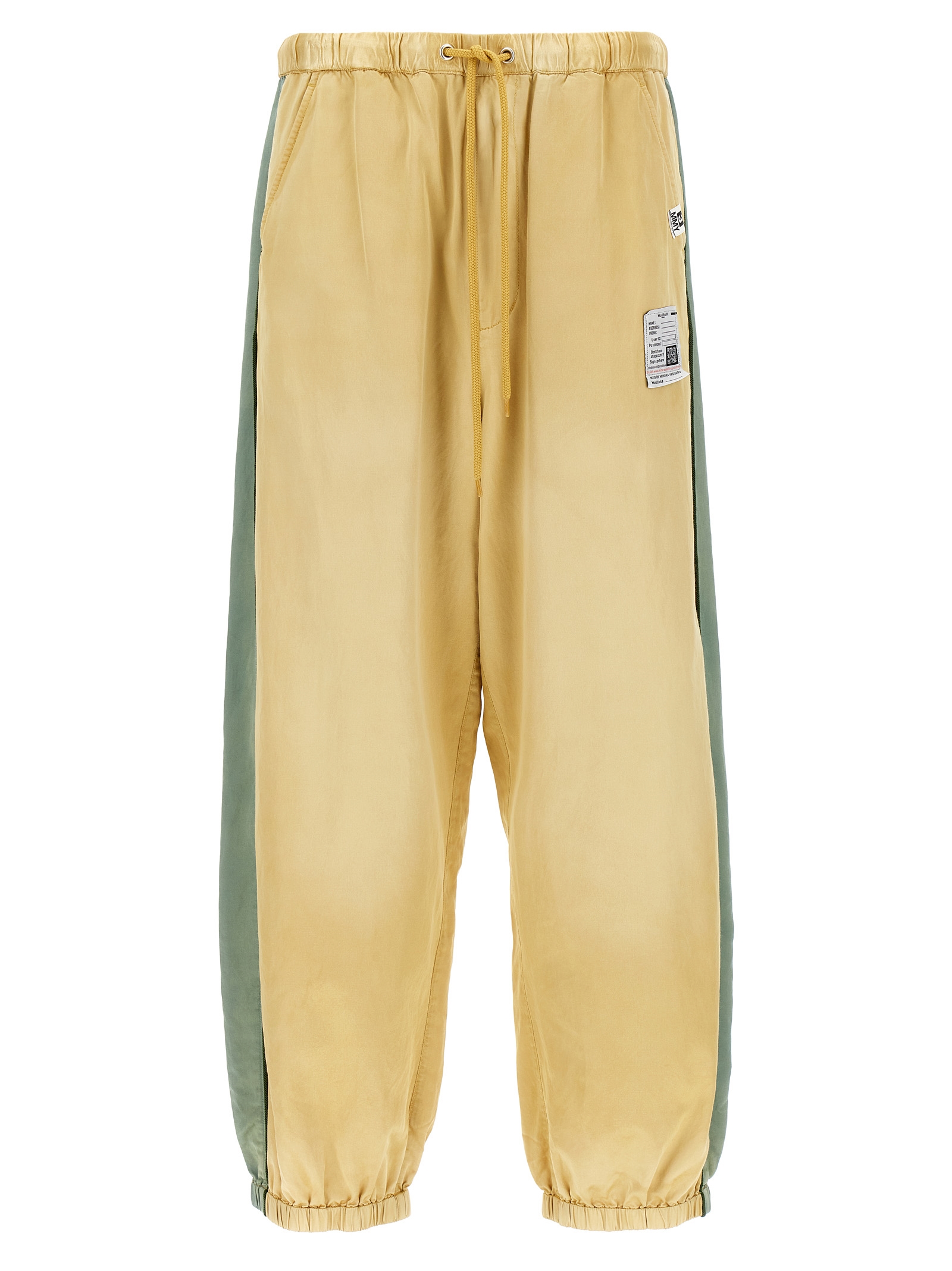 'Aged Satin' pants J14PT142YELLOW (Maison Mihara Yasuhiro / パンツ ) | Maison Mihara Yasuhiro (メゾン ミハラ ヤスヒロ)