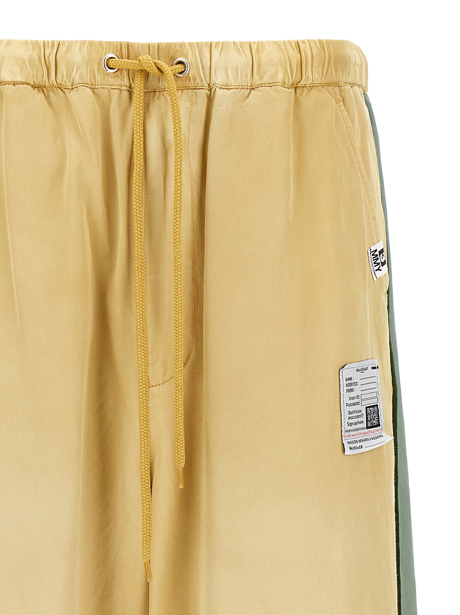 'Aged Satin' pants J14PT142YELLOW (Maison Mihara Yasuhiro / パンツ ) | Maison Mihara Yasuhiro (メゾン ミハラ ヤスヒロ)(2)