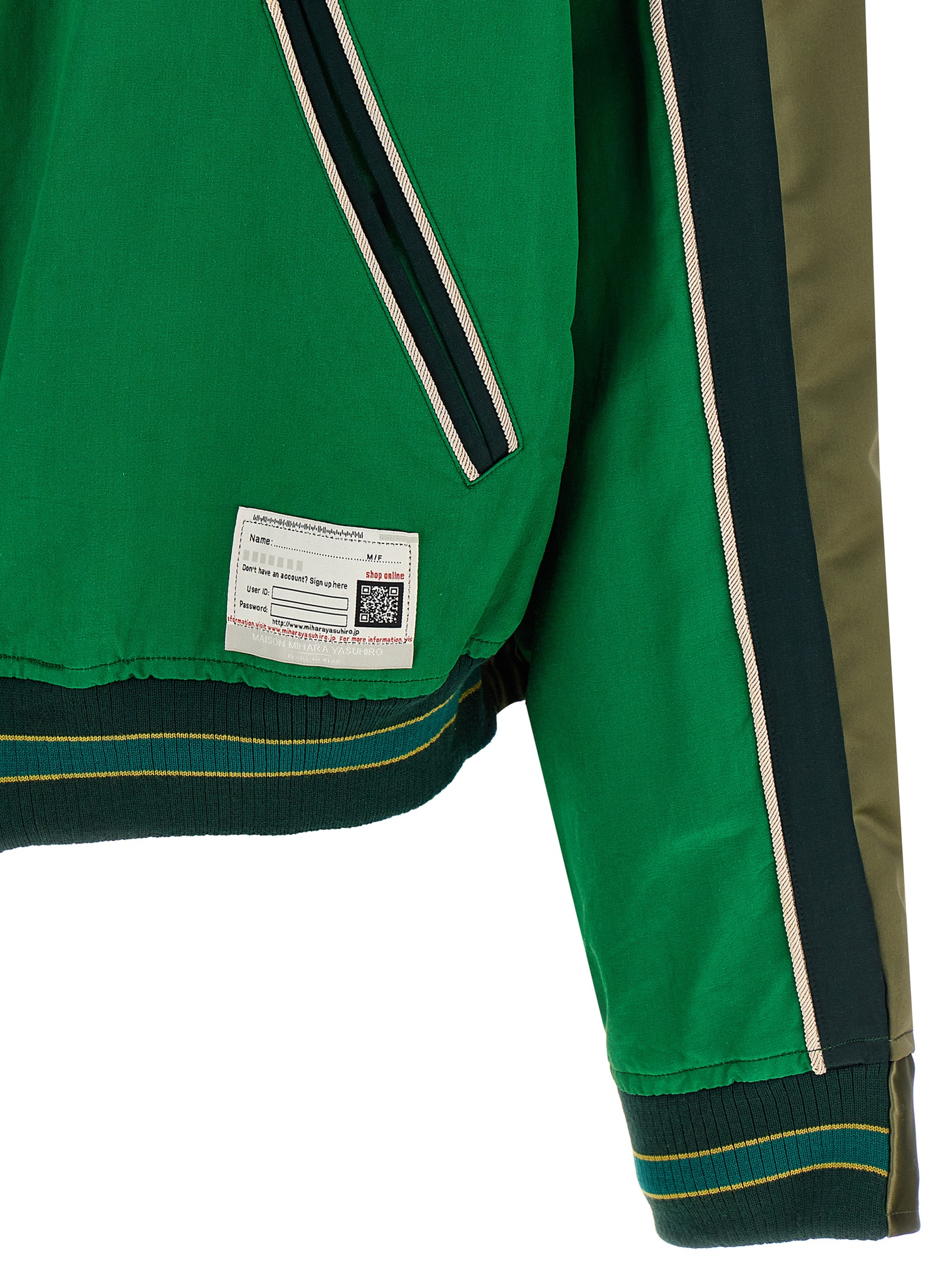 'Both Sides Front Satin' jacket A14BL061KHAKI (Maison Mihara Yasuhiro / カジュアルジャケット ) | Maison Mihara Yasuhiro (メゾン ミハラ ヤスヒロ)(4)