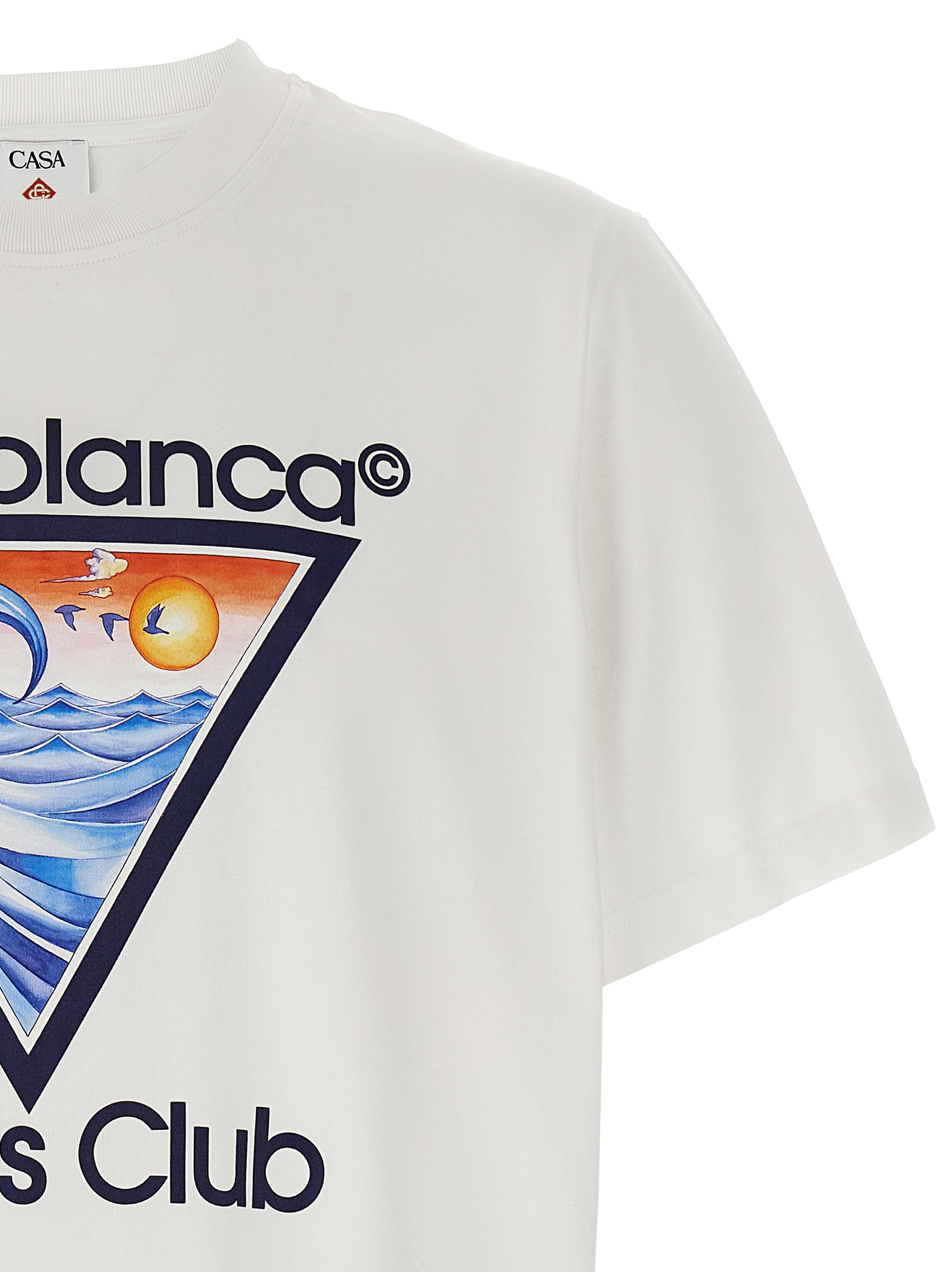 'Tennis Club' print T-shirt MS25JTS00117TENNISCLUBICON (Casablanca / Tシャツ・カットソー ) | Casablanca (カサブランカ)(2)