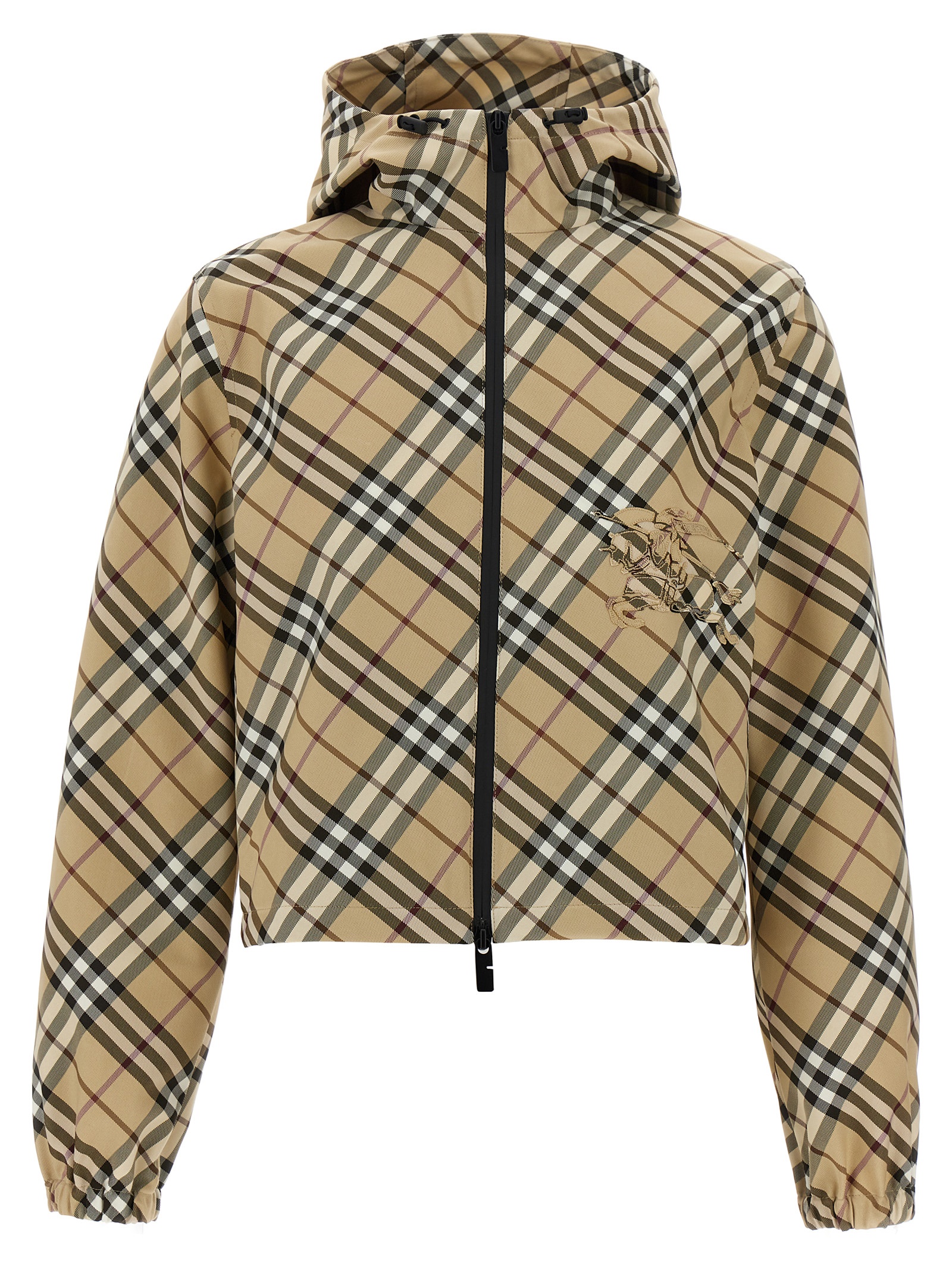 Hooded jacket 8104910ALABASTERIPCHECK (Burberry / カジュアルジャケット・ベスト ) | Burberry (バーバリー)